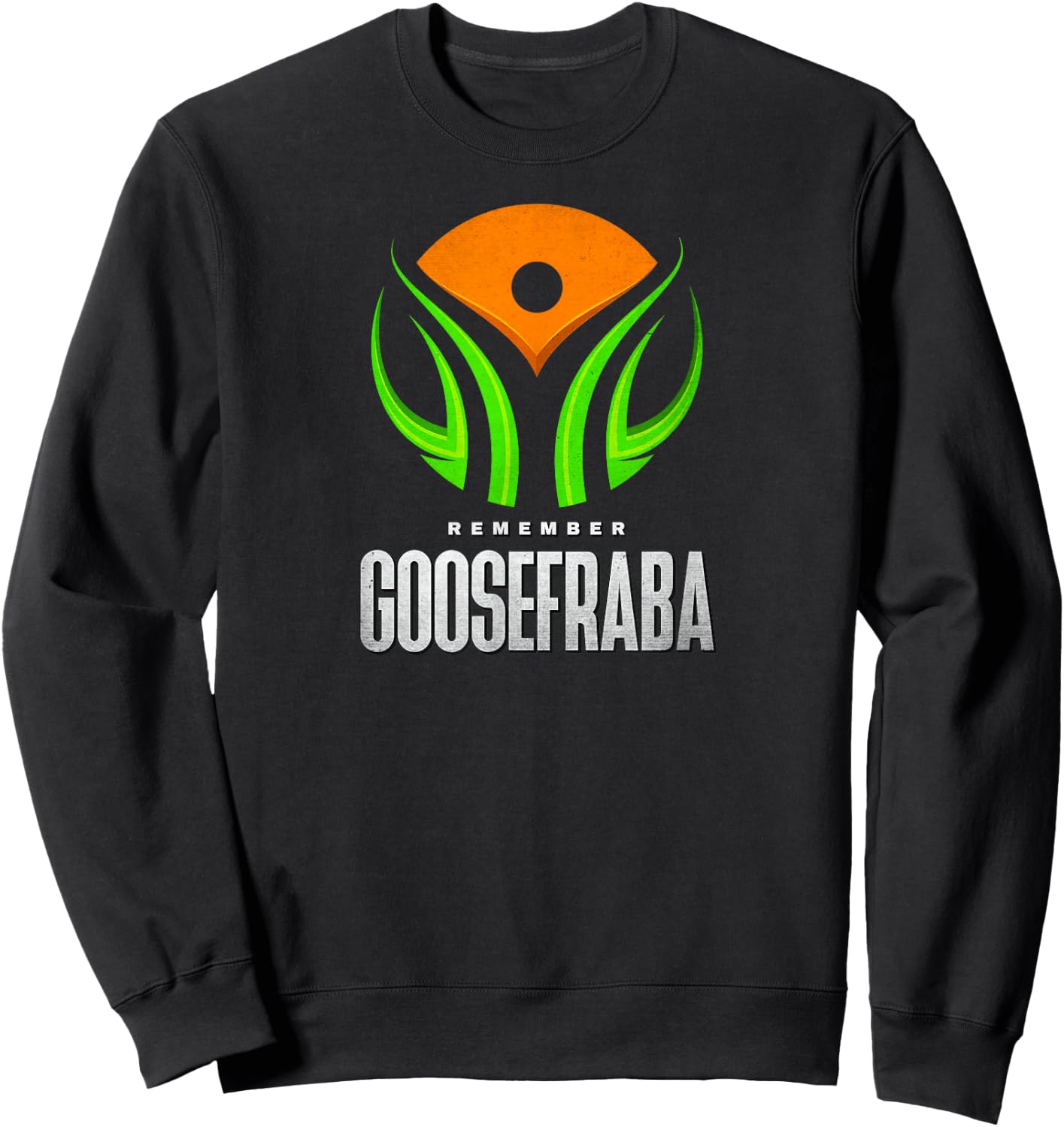 Goosefraba Vintage Yoga Zen Buddha Funny Sarcastic Quotes Sweatshirt - Sweatshirt | Black