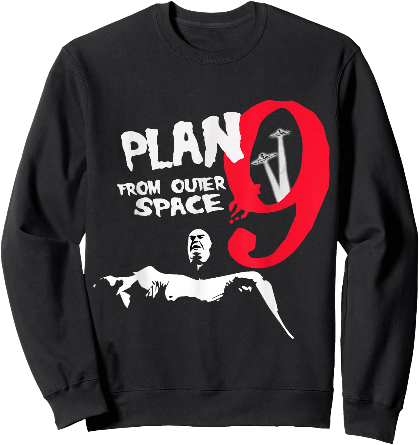 Plan 9 from Outer Space Inspector Clay Tribute Sweatshirt - Sweatshirt | Black