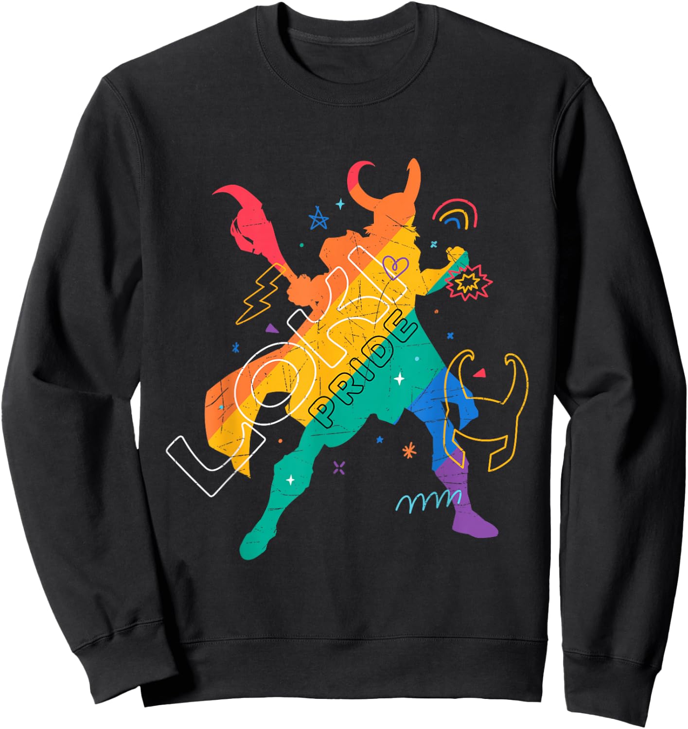 Marvel Loki Pride Sweatshirt - Sweatshirt | Black