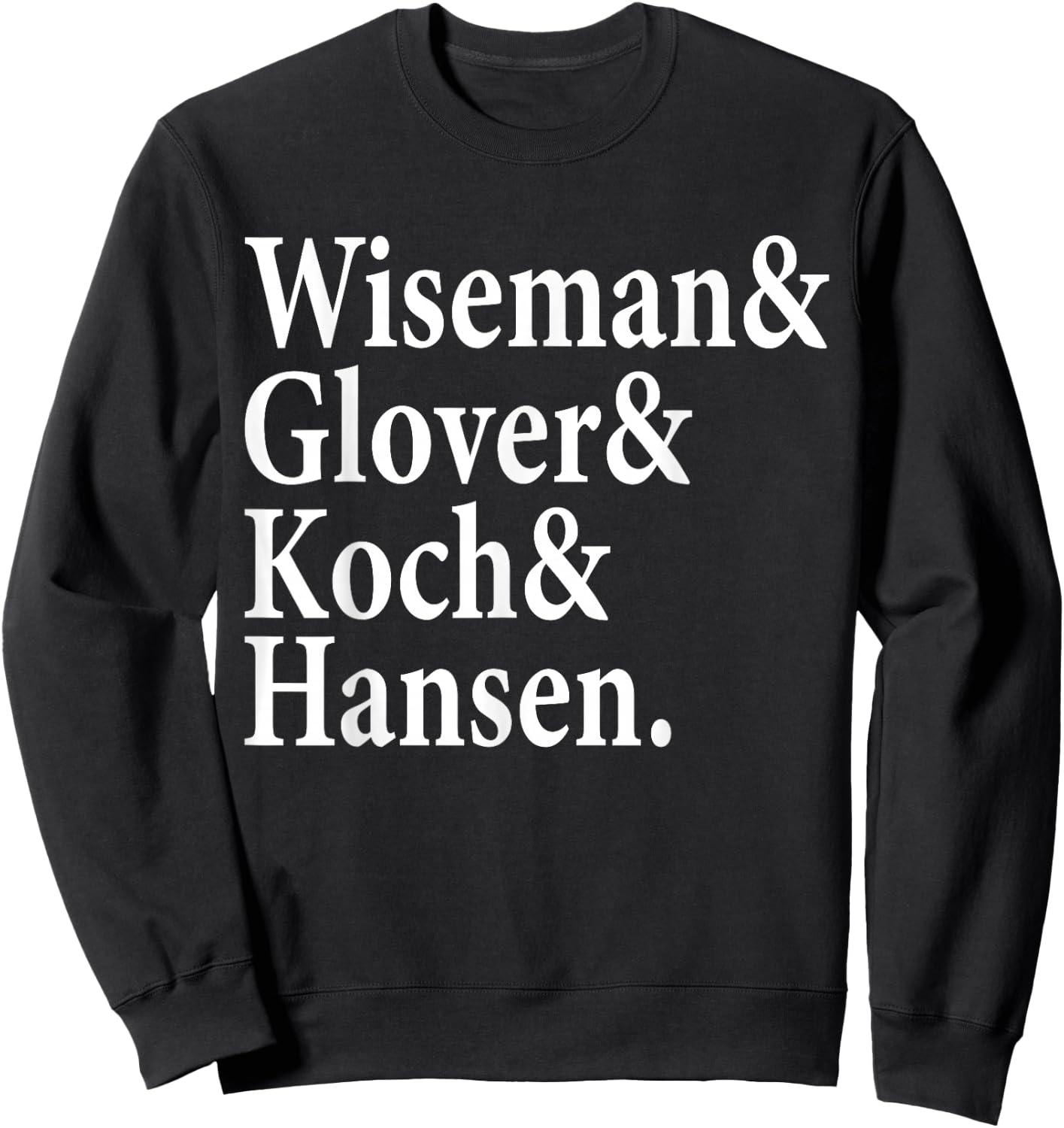 Wiseman Glover Koch Hansen Going to The Moon Sweatshirt - Sweatshirt | Black