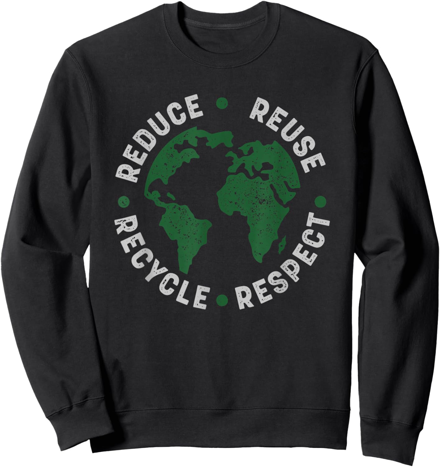 Earth Day Shirt Teacher Environment Day Recycle Earth Day , Black Sweatshirt - Sweatshirt | Black