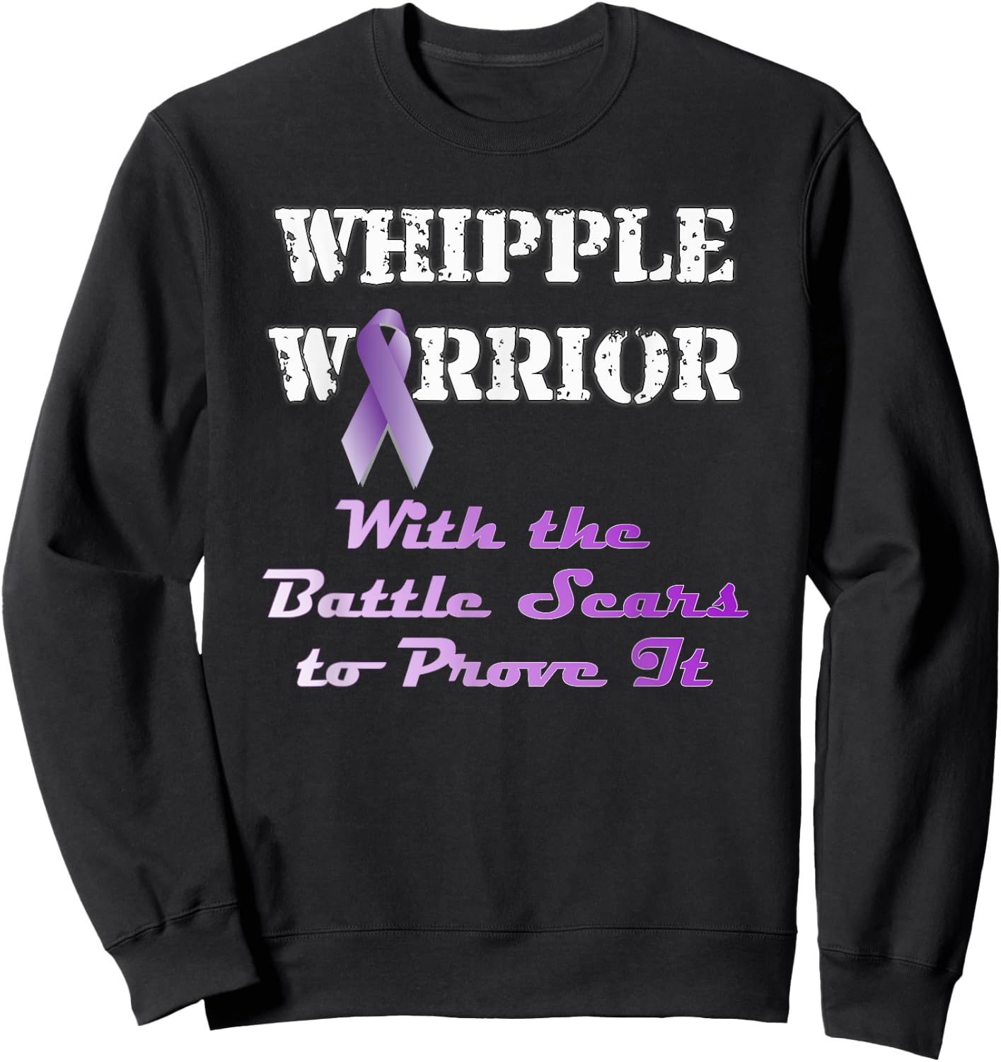 Whipple Warrior: Battle-Scarred Proving Grounds Sweatshirt - Sweatshirt | Black