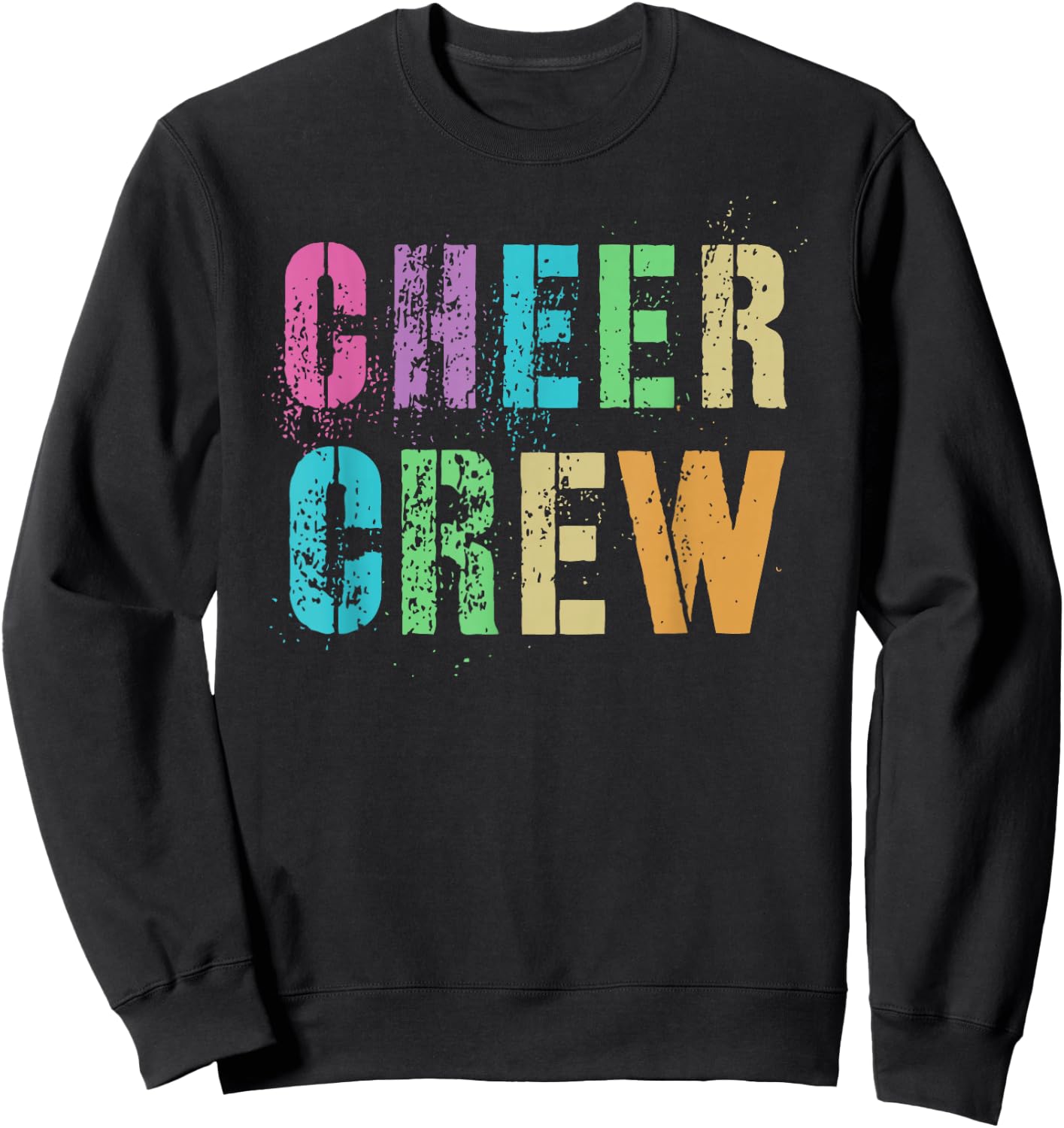 CHEER CREW Cheerleading Team Cheerleader Squad Sweatshirt - Sweatshirt | Black