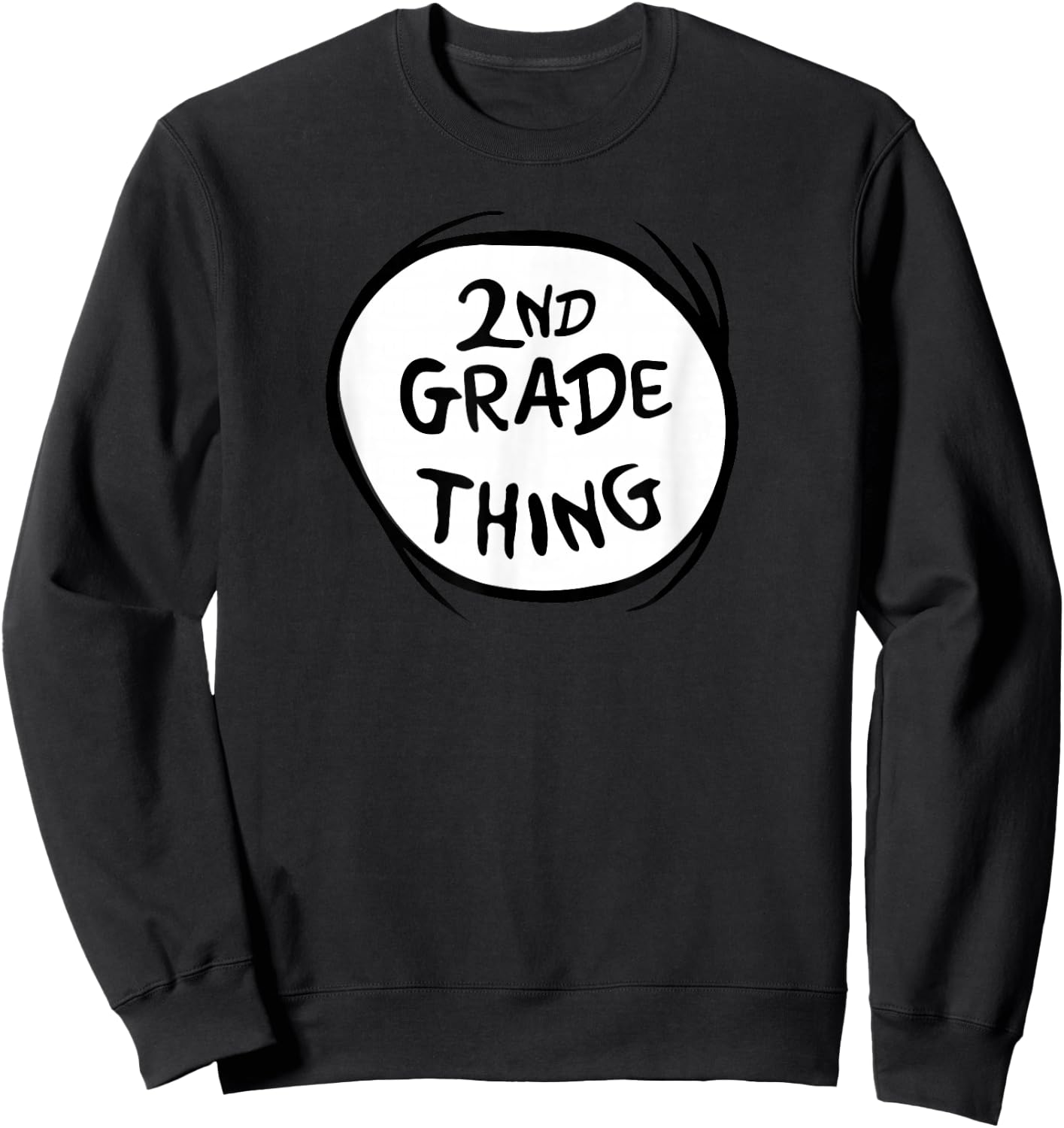Dr. Seuss 2nd Grade Thing Sweatshirt - Sweatshirt | Black