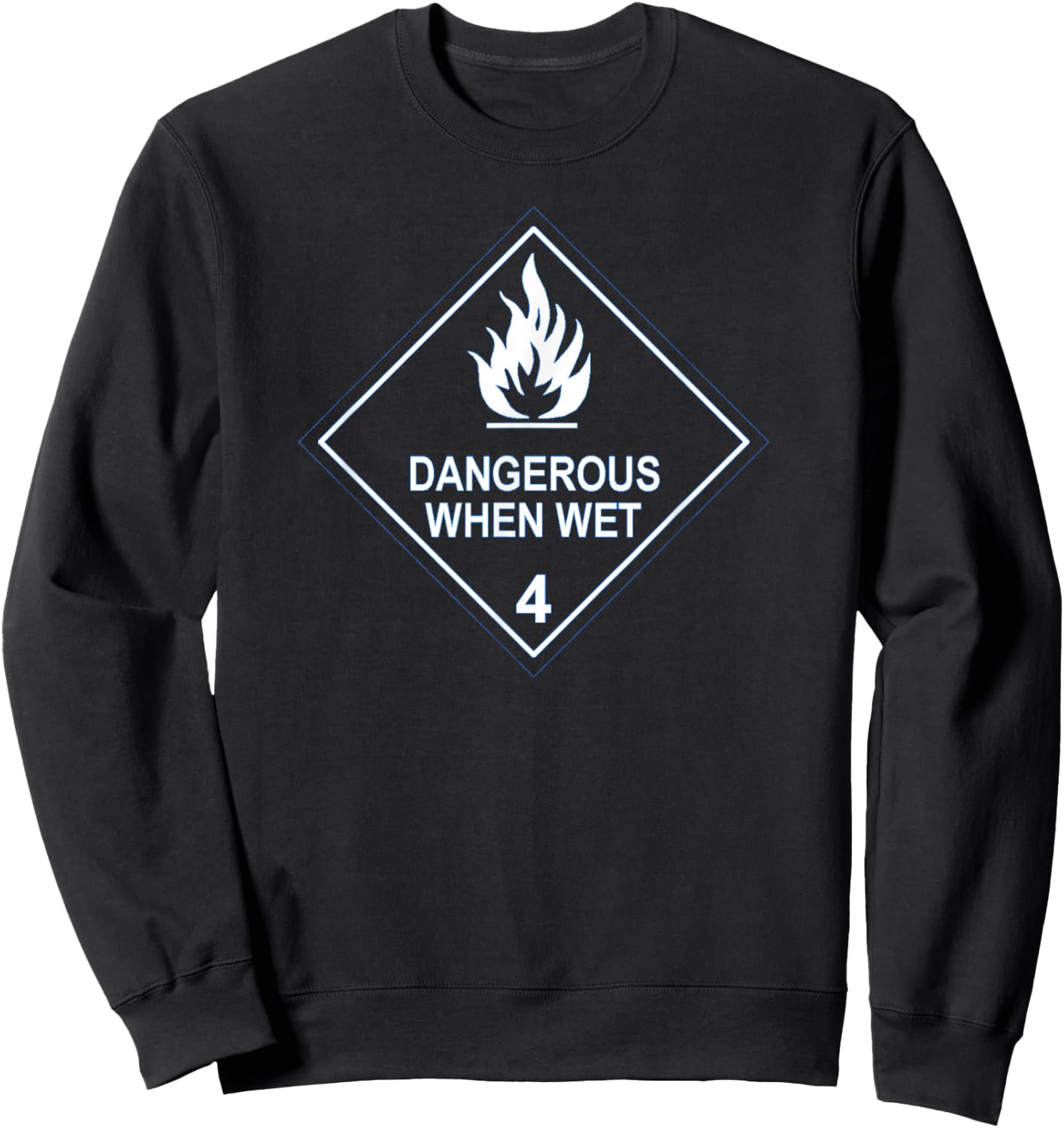 Dangerous for wet tea Sweatshirt - Sweatshirt | Black