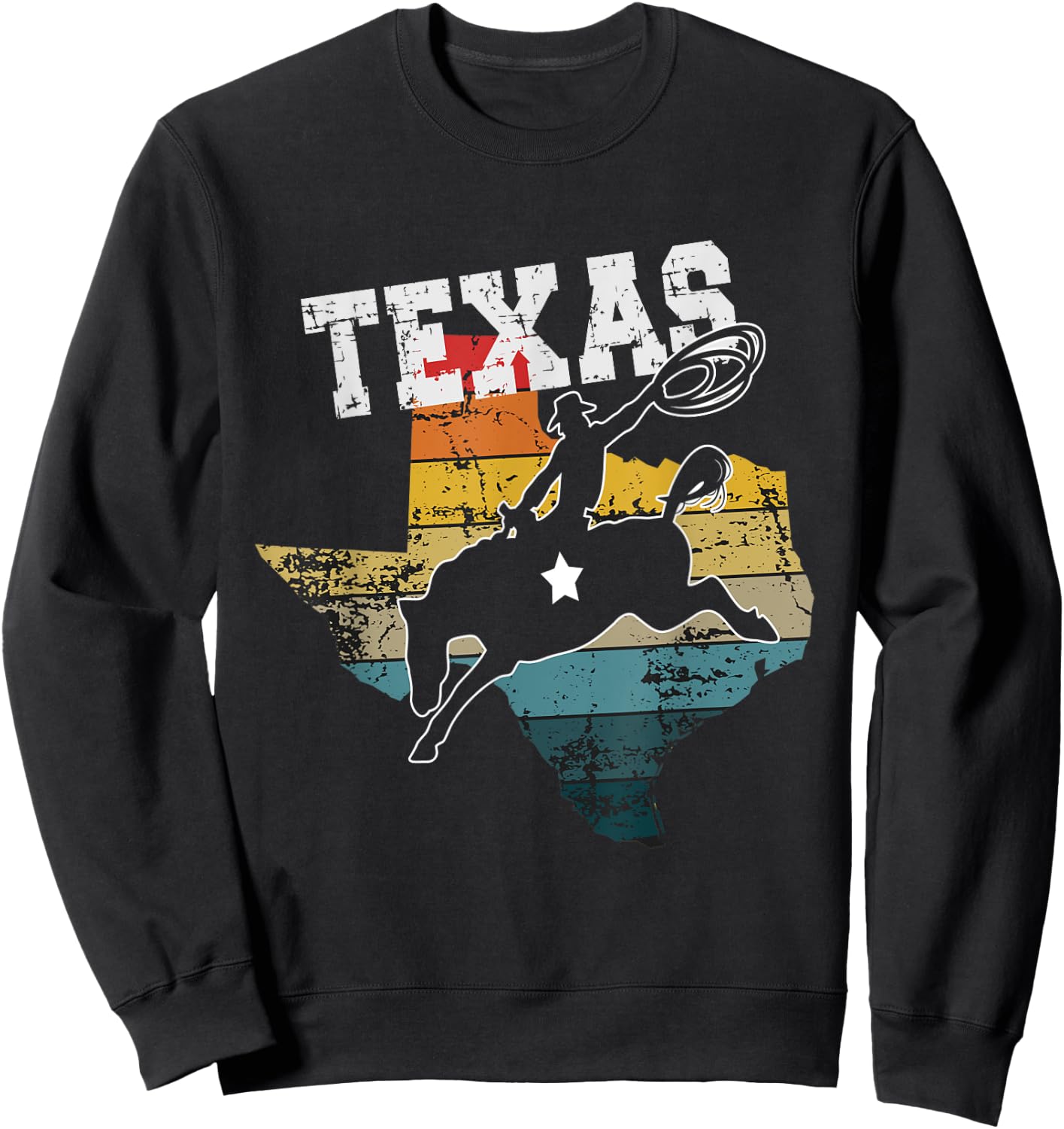 Vintage Texas Rodeo Sweatshirt - Sweatshirt | Black