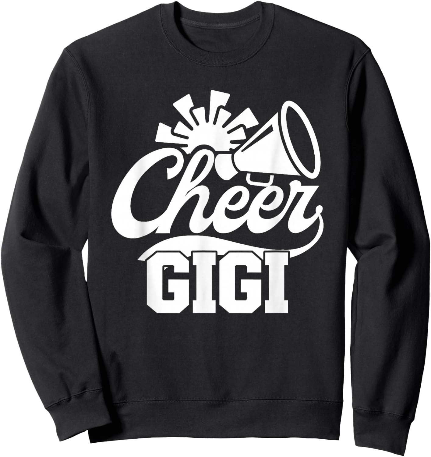 Cheer Gigi Cheerleading Gigi Grandma Of A Cheerleader Gigi Sweatshirt - Sweatshirt | Black