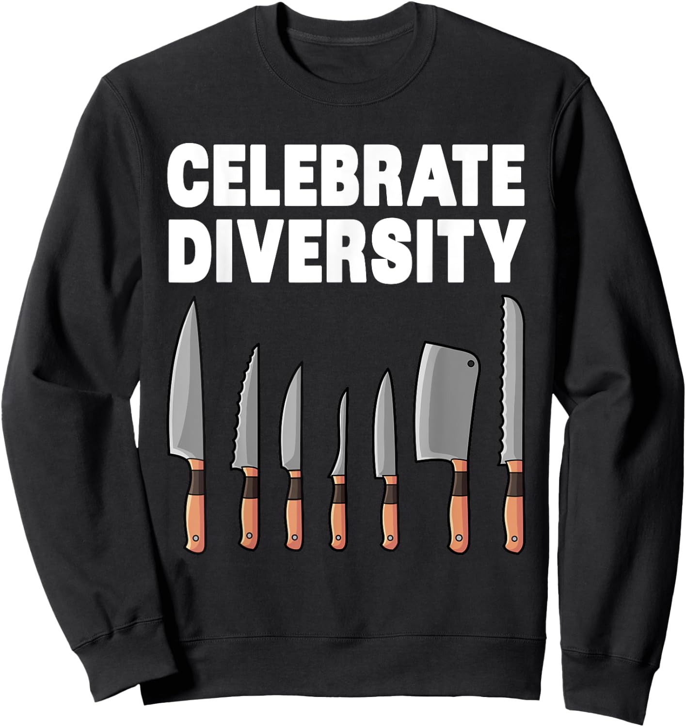 Cool Knife Women Kitchen Cooking Knife Collecting Sweatshirt - Sweatshirt | Black