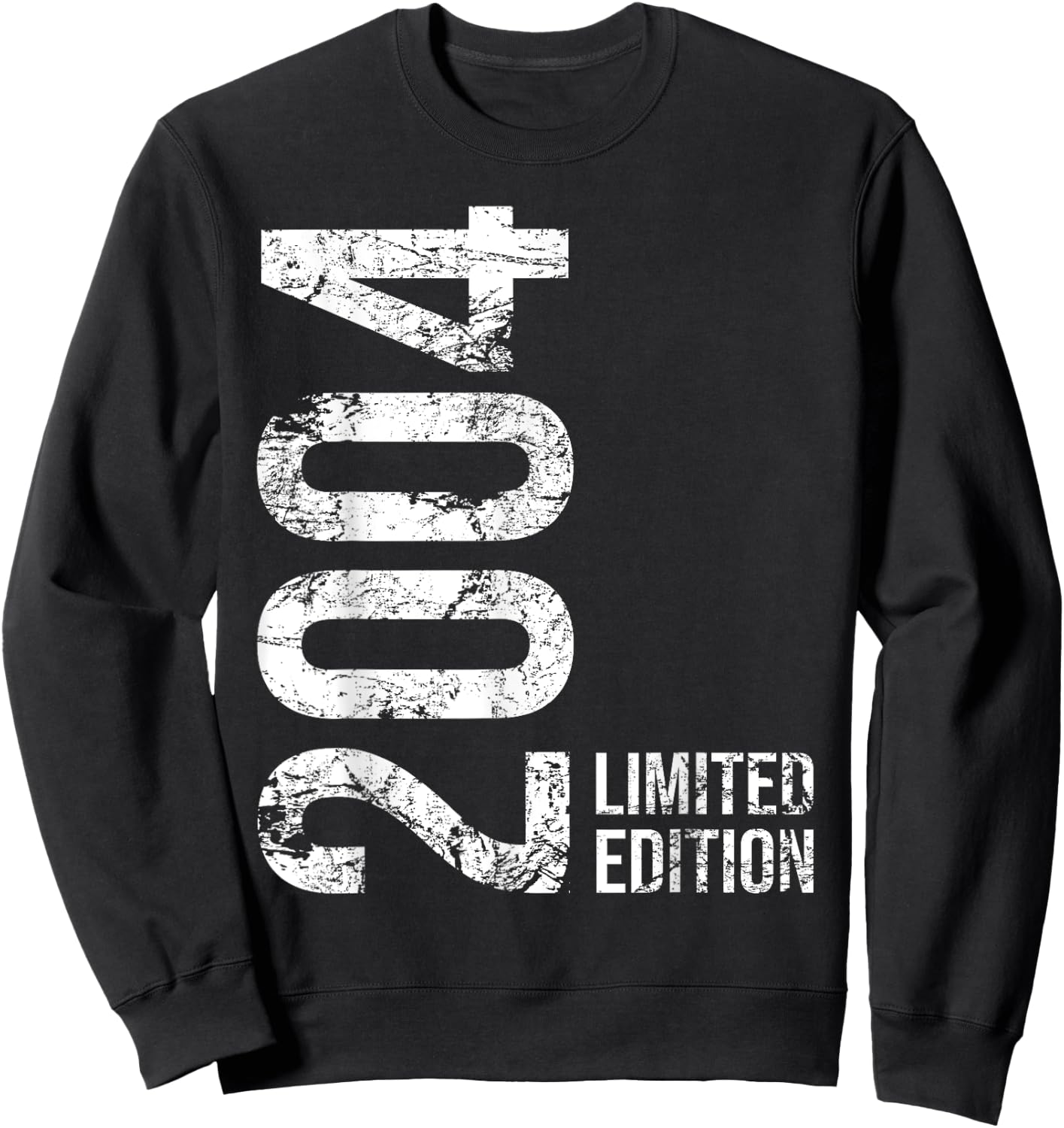 21st Birthday 21 Years Old Man Woman Vintage 2004 Sweatshirt - Sweatshirt | Black