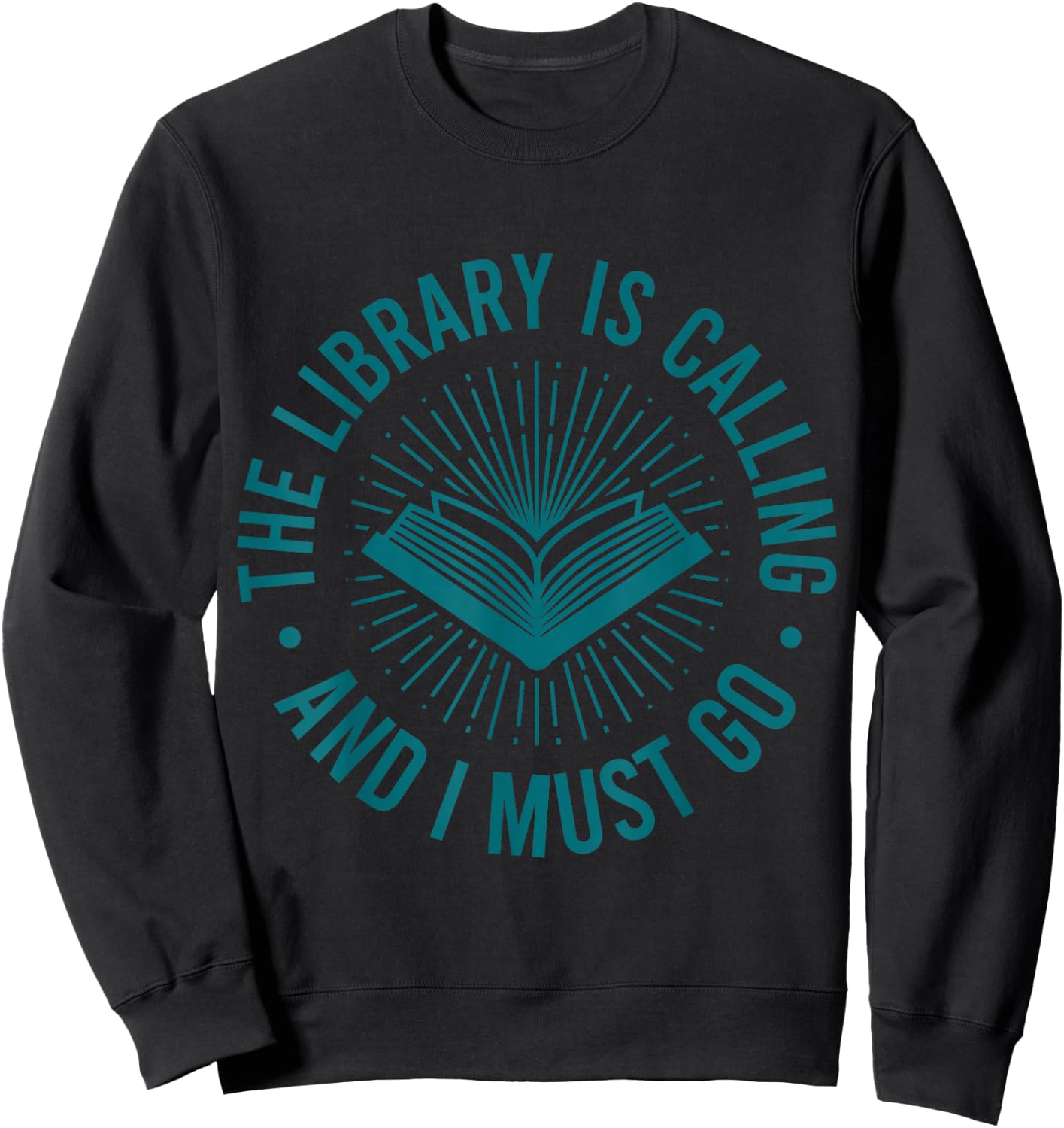 Library Employees Bookworm Book Lovers Reading Rat Sweatshirt - Sweatshirt | Black