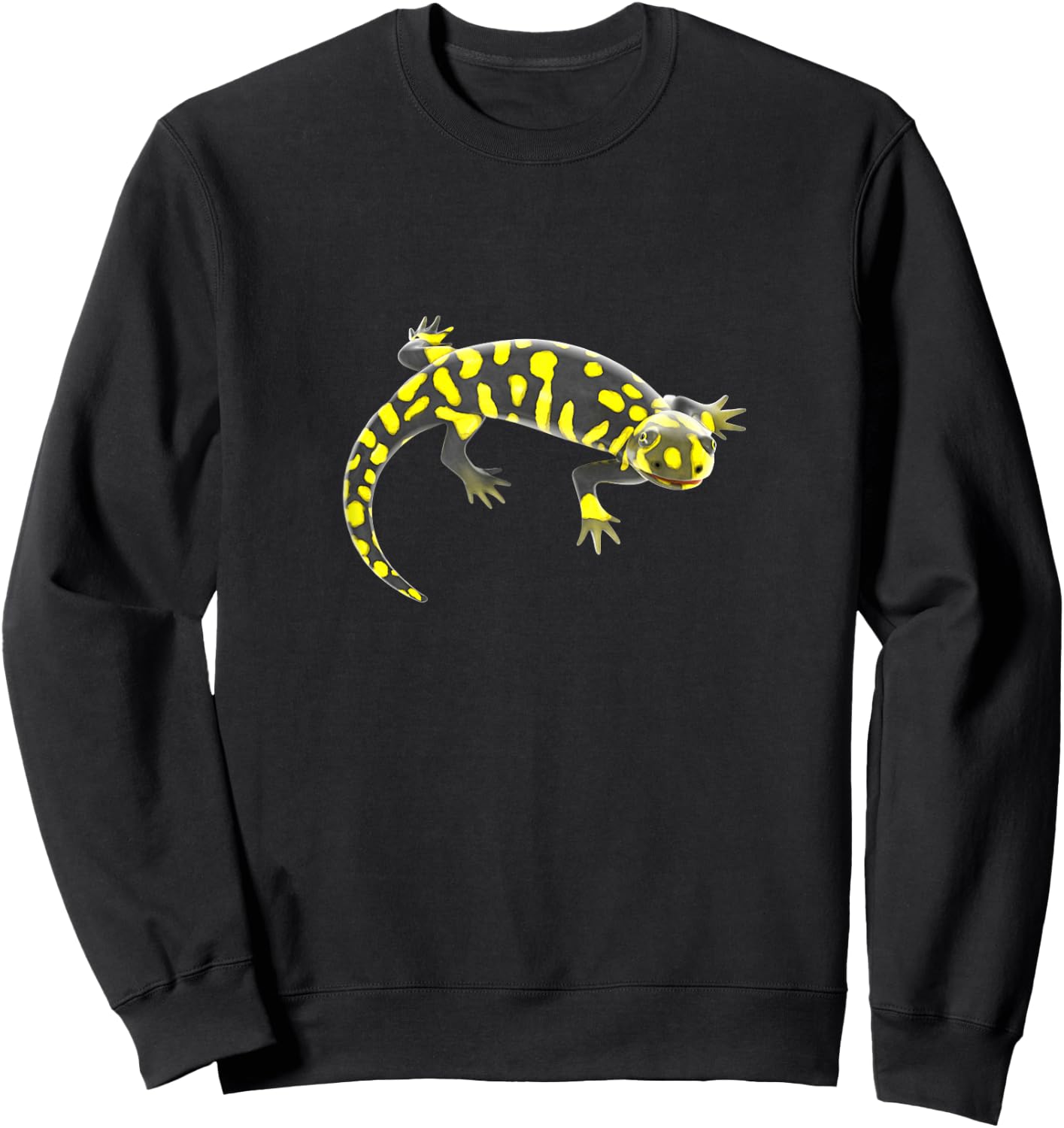Tiger Salamander Black and Yellow Men Women Kids Sweatshirt - Sweatshirt | Black