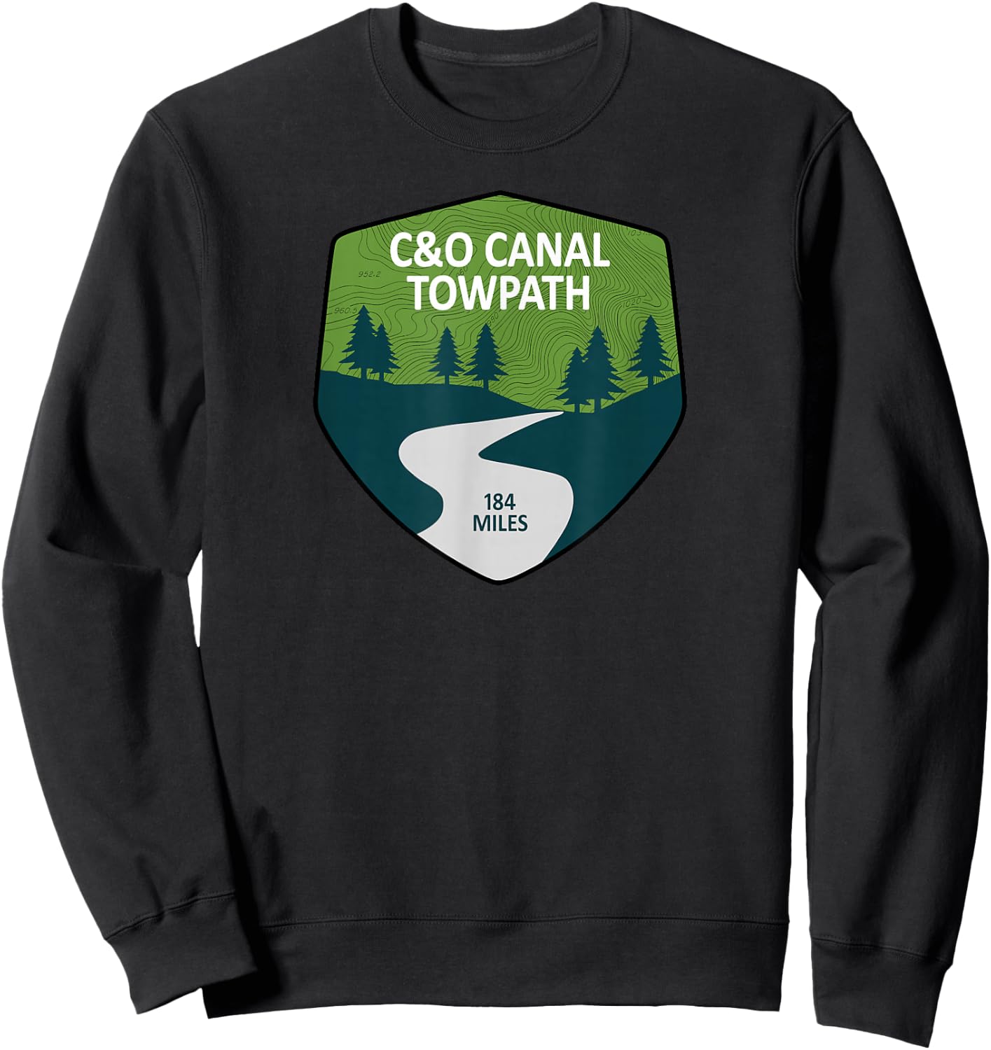 C&O Canal Towpath Sweatshirt - Sweatshirt | Black