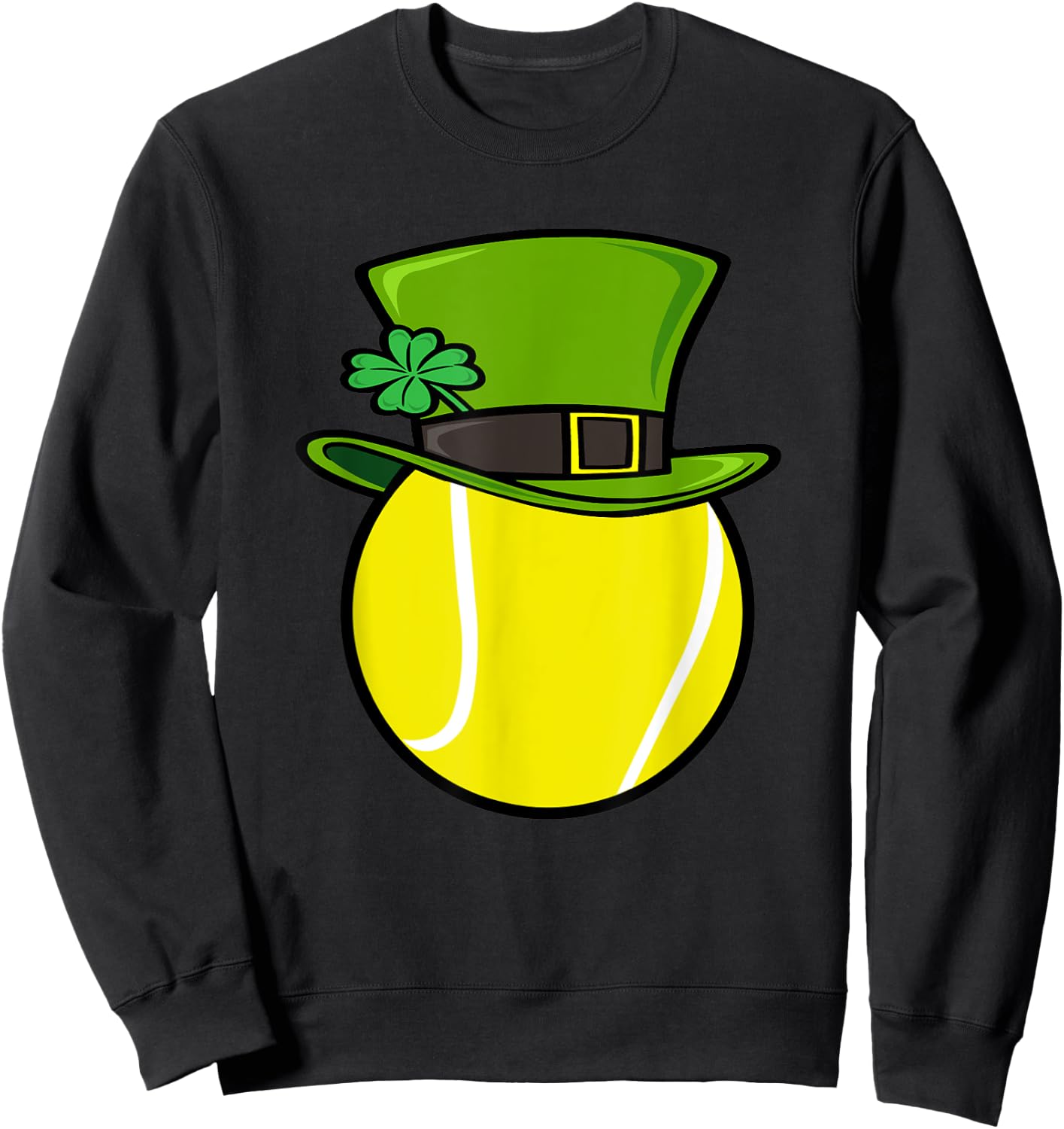 tennis st patrick day shirt for Boys Sweatshirt - Sweatshirt | Black