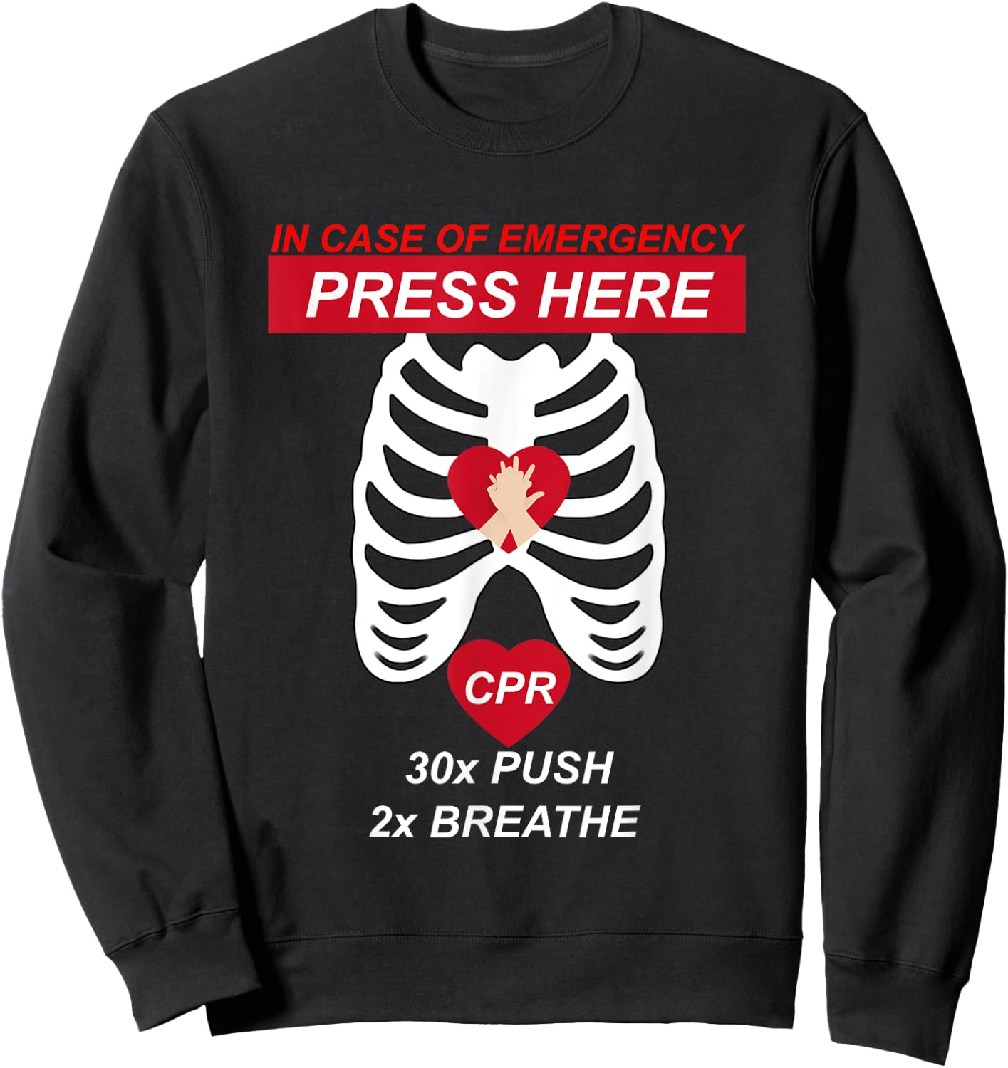 Cpr Instructor First Aid , Women and Kids Sweatshirt - Sweatshirt | Black