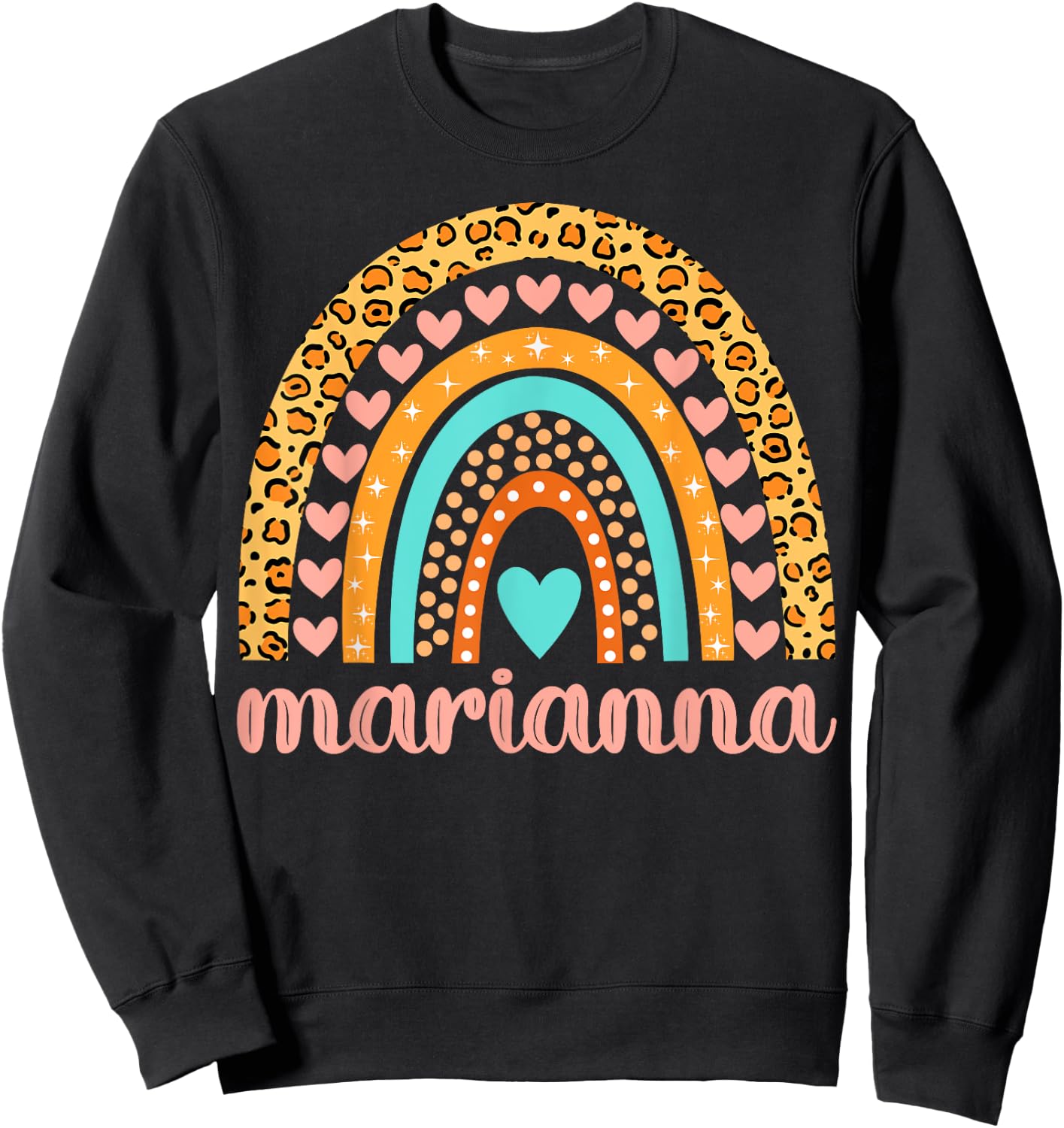 Marianna Marianna Name Birthday Shirt Gift Sweatshirt - Sweatshirt | Black