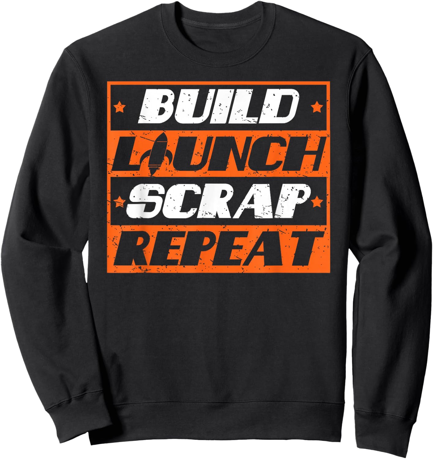 Aerospace Rocket Science Engineering Spaceship Astronautics Sweatshirt - Sweatshirt | Black