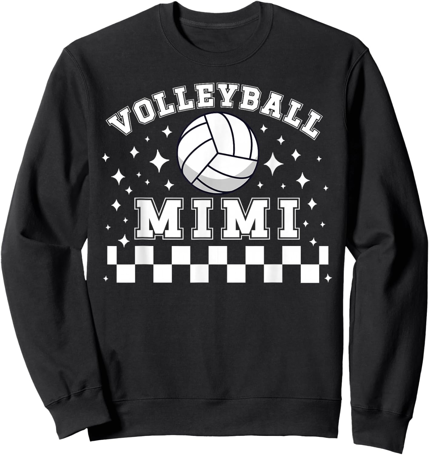 Volleyball Mimi Of A Volleyball Player Mimi Sweatshirt - Sweatshirt | Black