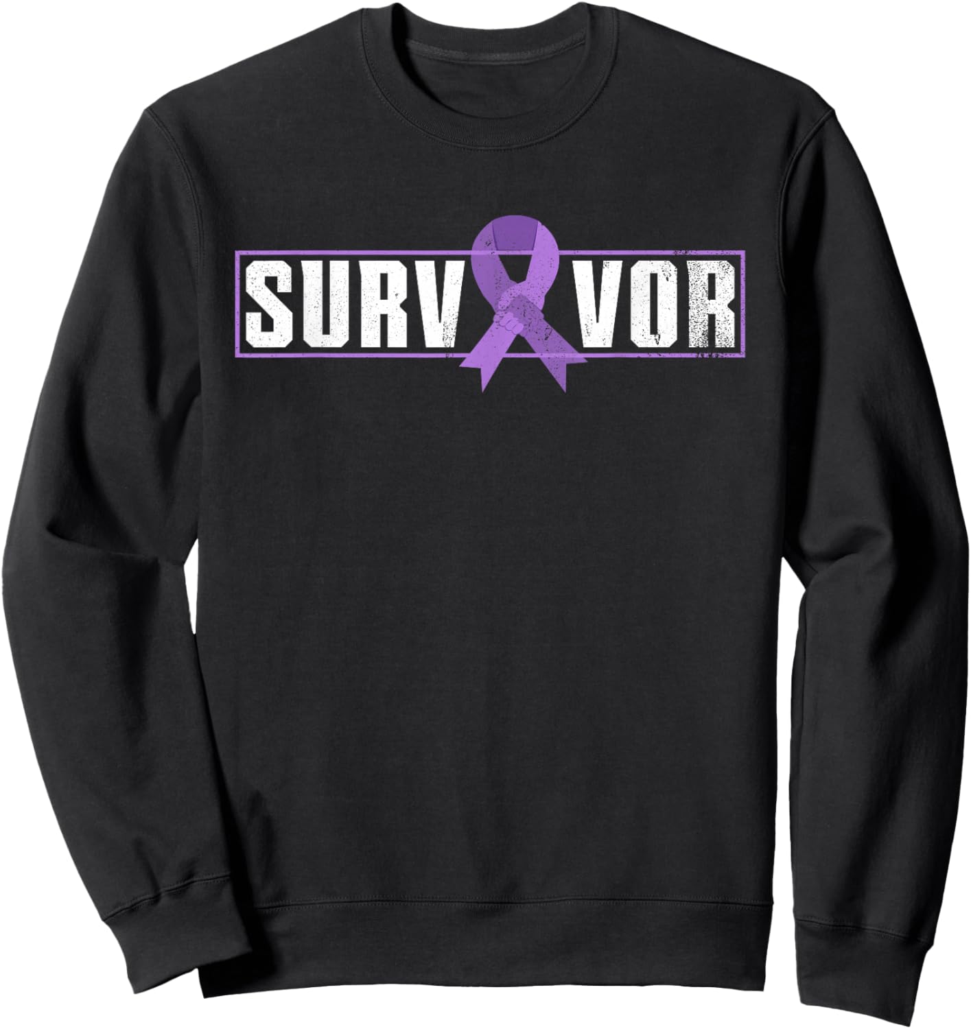 Hodgkins Lymphoma Cancer Survivor Hodgkin Lymphoma Awareness Sweatshirt - Sweatshirt | Black