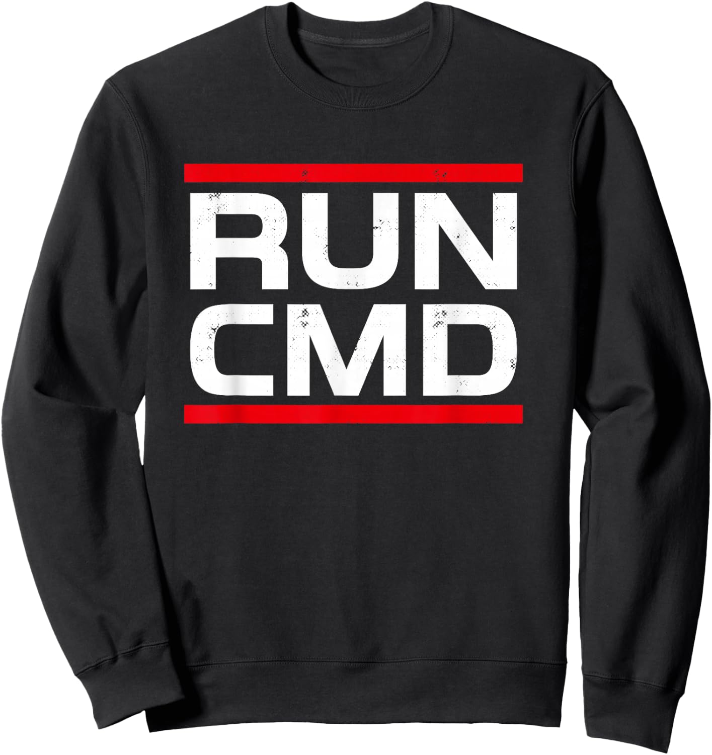 Informatist Run CMD Programmer Sys Admin Gifts Sweatshirt - Sweatshirt | Black