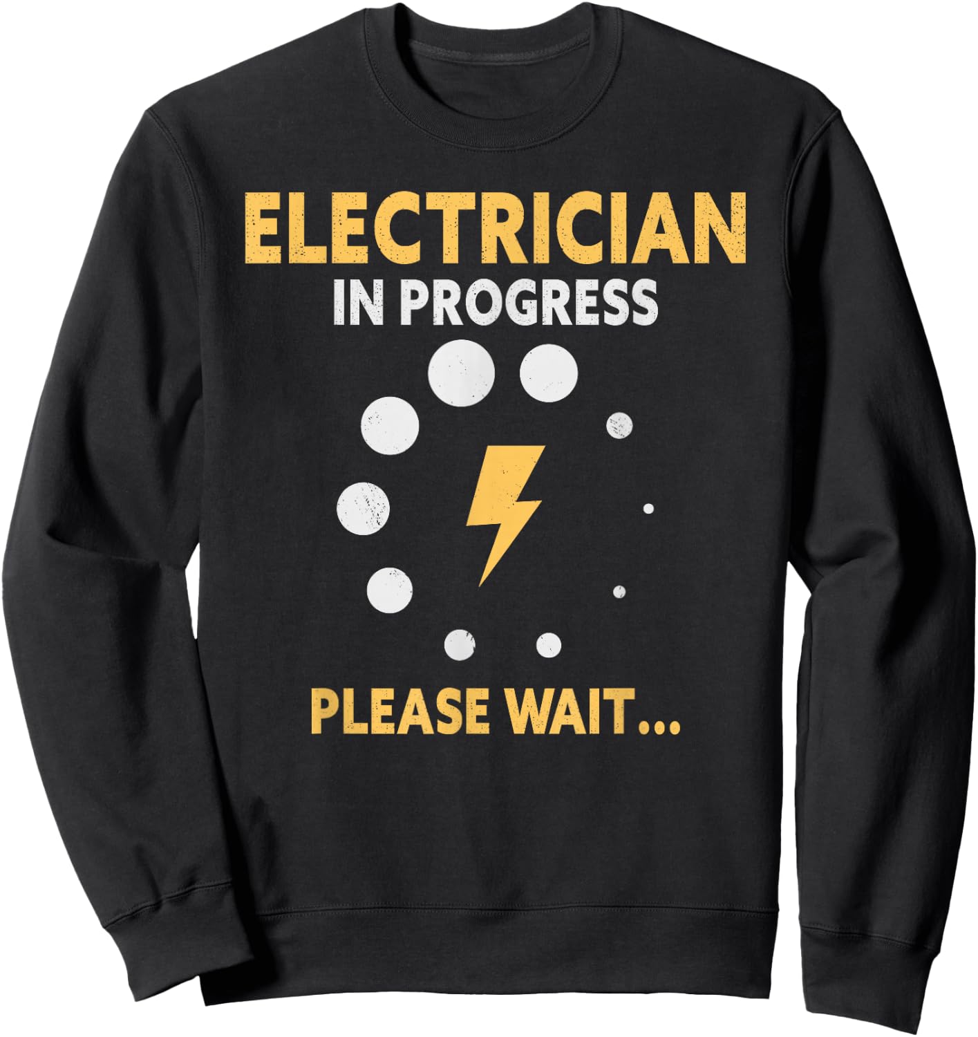 Electrician Electrical Worker Journeyman Wireman Scull Sweatshirt - Sweatshirt | Black