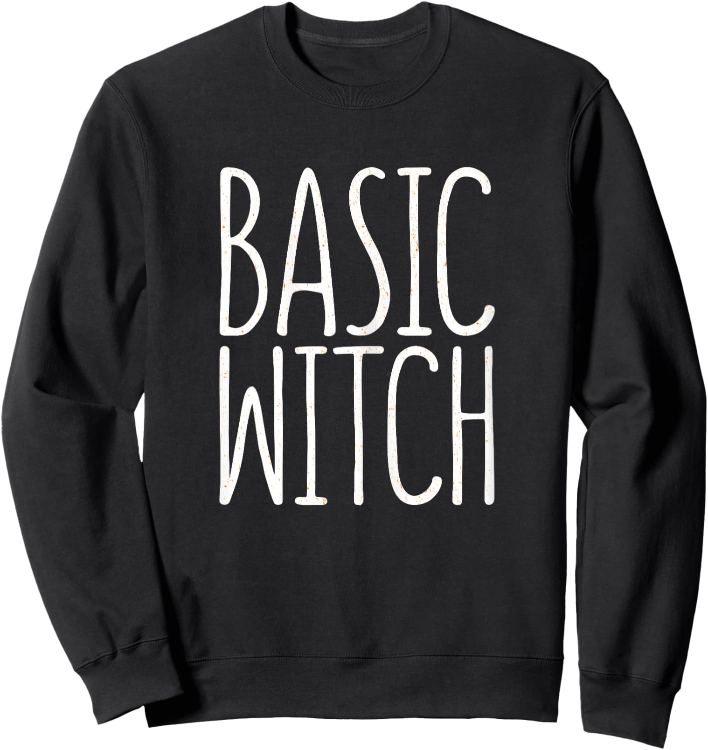 Basic Witch Shirt Women Lady Witch Costume Sweatshirt - Sweatshirt | Black