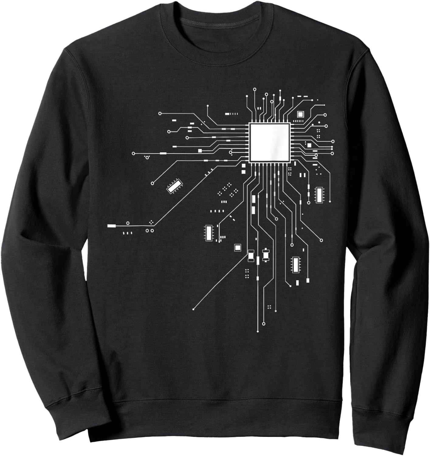 CPU Technology Nerd Computer Chip Computer Scientist Programmer Sweatshirt - Sweatshirt | Black