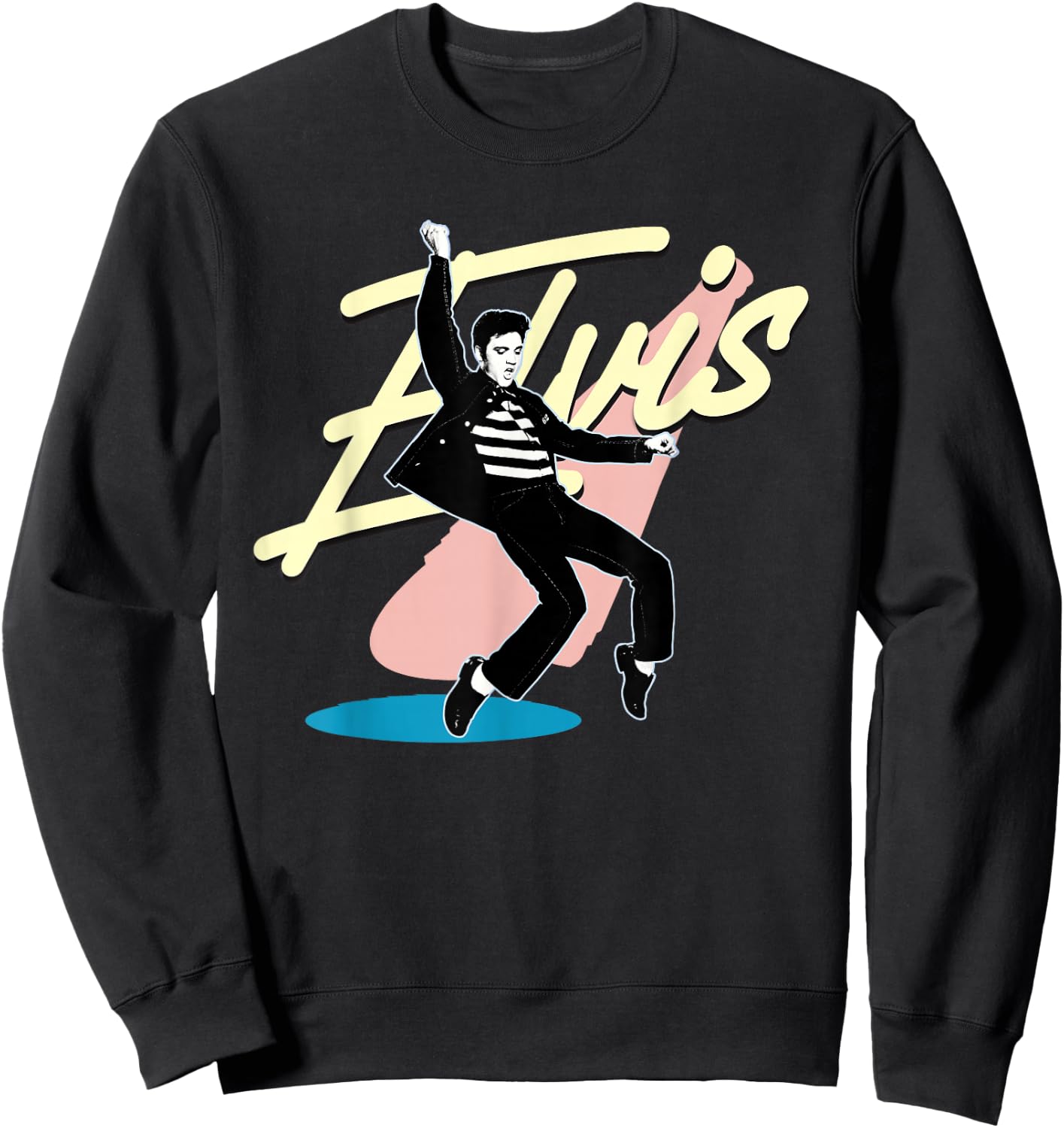 Elvis Presley Official Signature Dance Sweatshirt - Sweatshirt | Black
