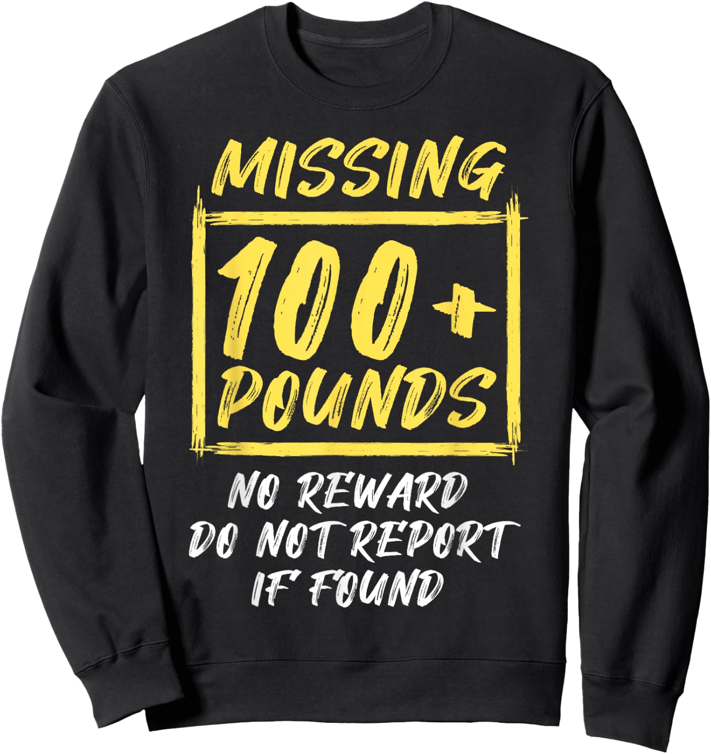 Funny Gastric 100 Pounds Lost Bariatric Surgery Weight Loss Sweatshirt - Sweatshirt | Black
