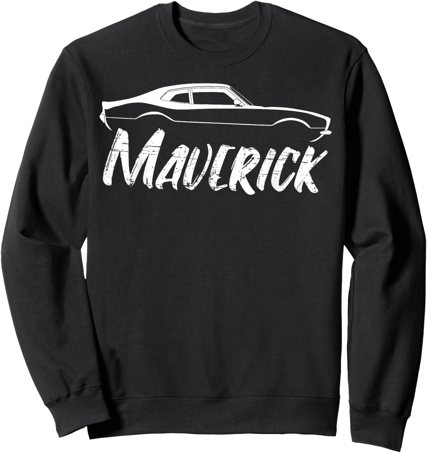 Maverick Grabber American Muscle Car Classic Sweatshirt - Sweatshirt | Black
