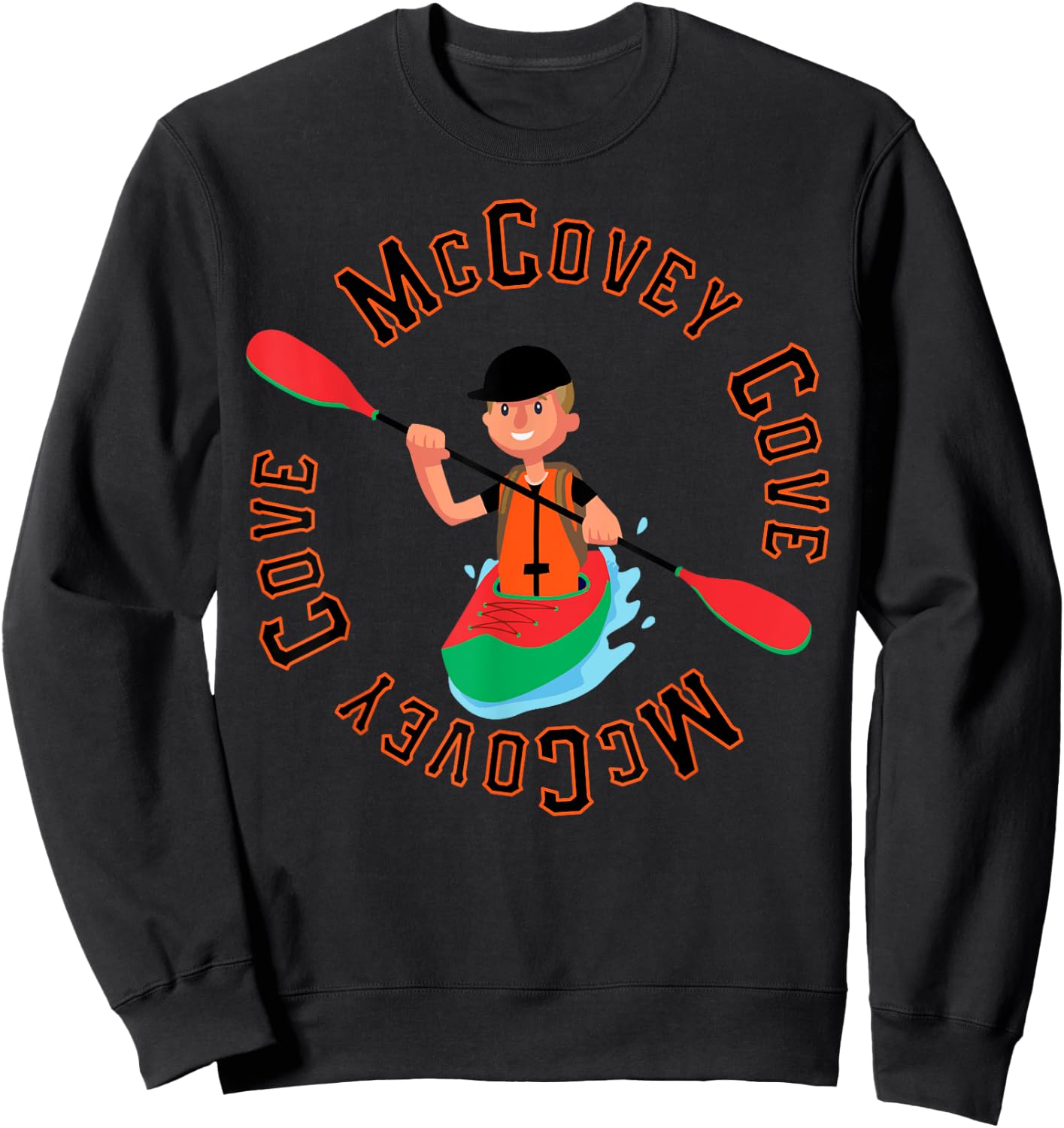 McCovey Cove Baseball Kayak Sweatshirt - Sweatshirt | Black