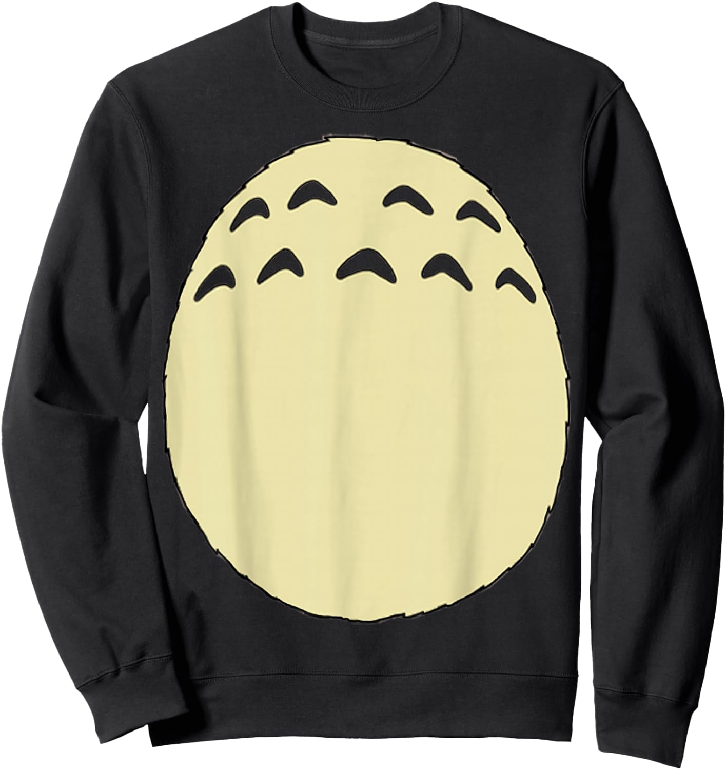 Anime Belly Cute Sweatshirt - Sweatshirt | Black