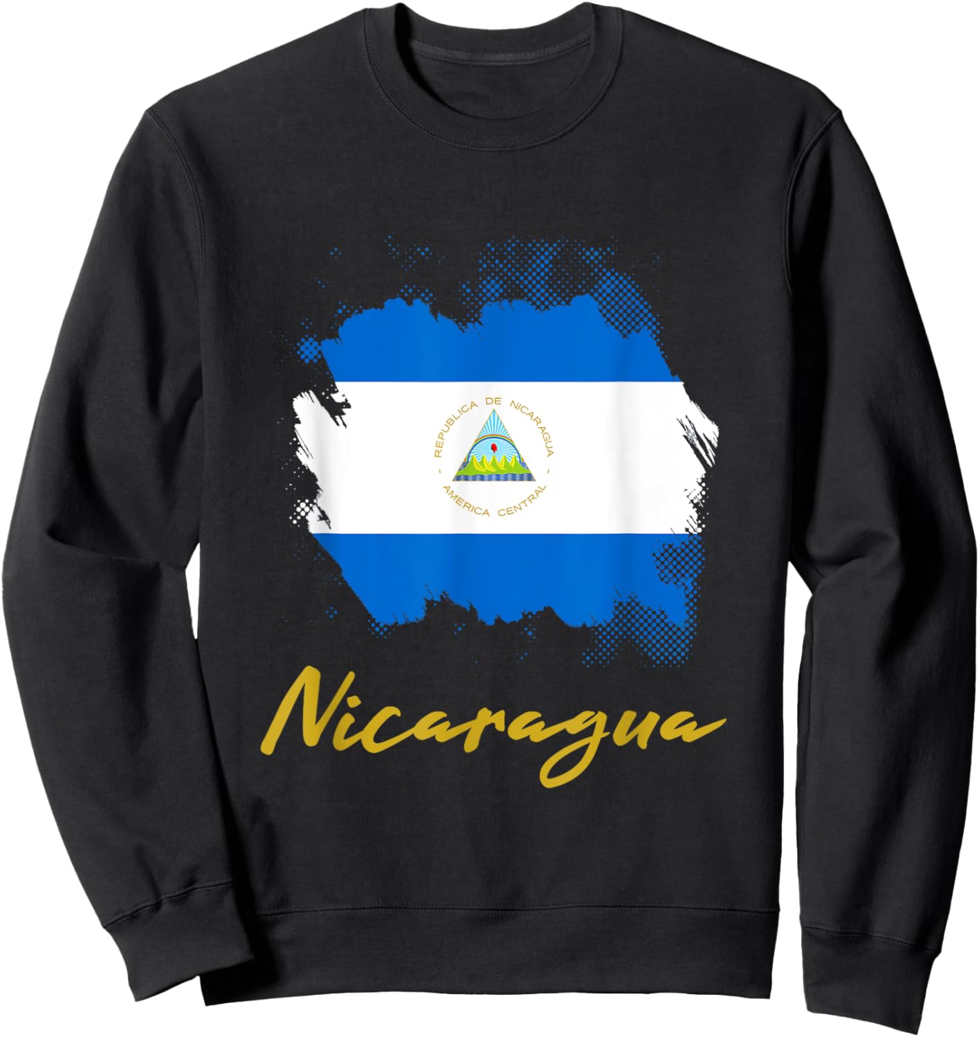Nicaragua South America Holiday Reminder Sweatshirt - Sweatshirt | Black