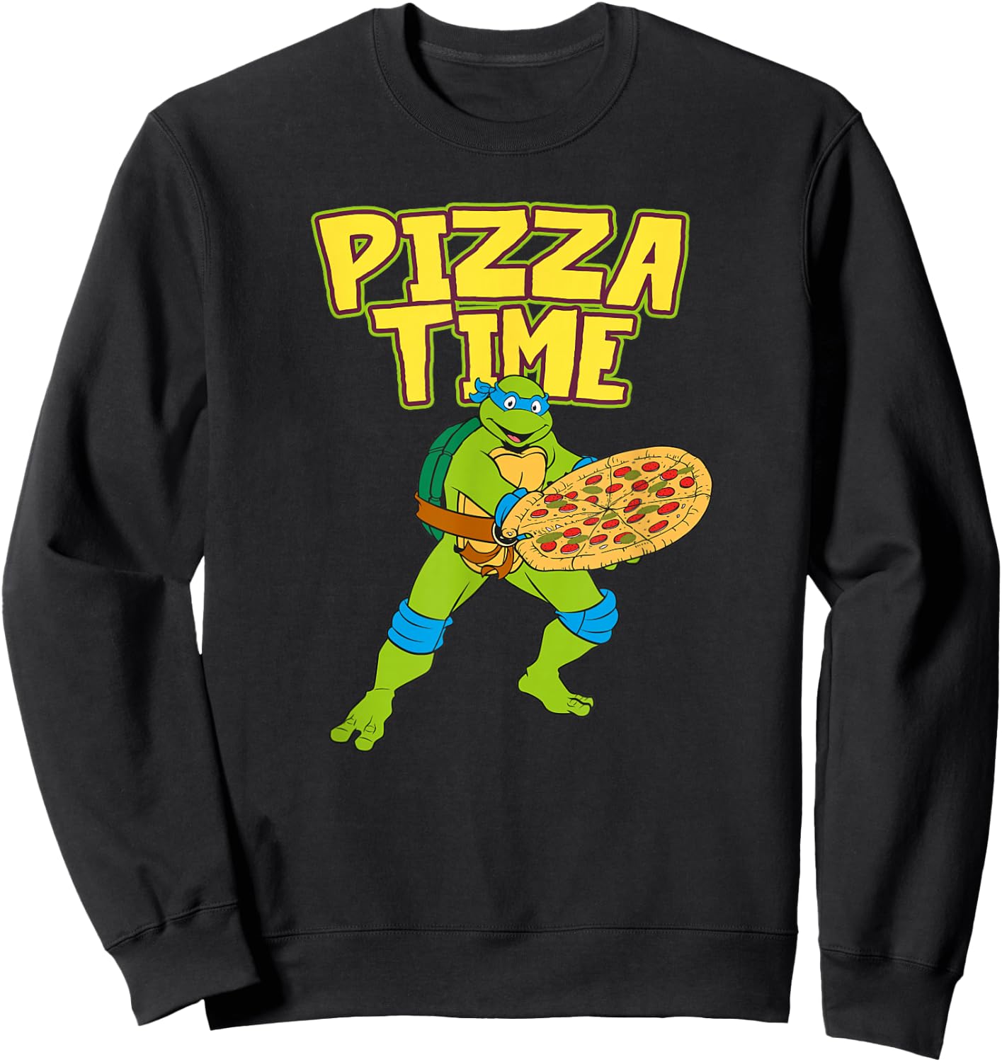 Leonardo - Pizza Time Sweatshirt - Sweatshirt | Black
