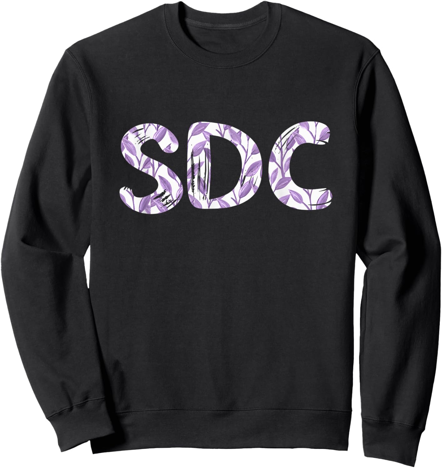 SDC, So damn clutch, so darn cute, monogram, acronym Sweatshirt - Sweatshirt | Black