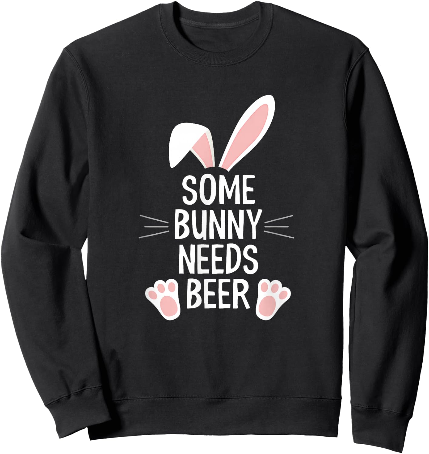 Some bunny needs beer Sweatshirt - Sweatshirt | Black