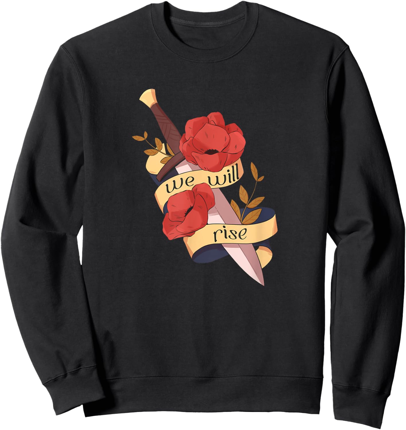 We Will Rise | From Blood and Ash Kingdom Of Flesh and Fire Sweatshirt - Sweatshirt | Black