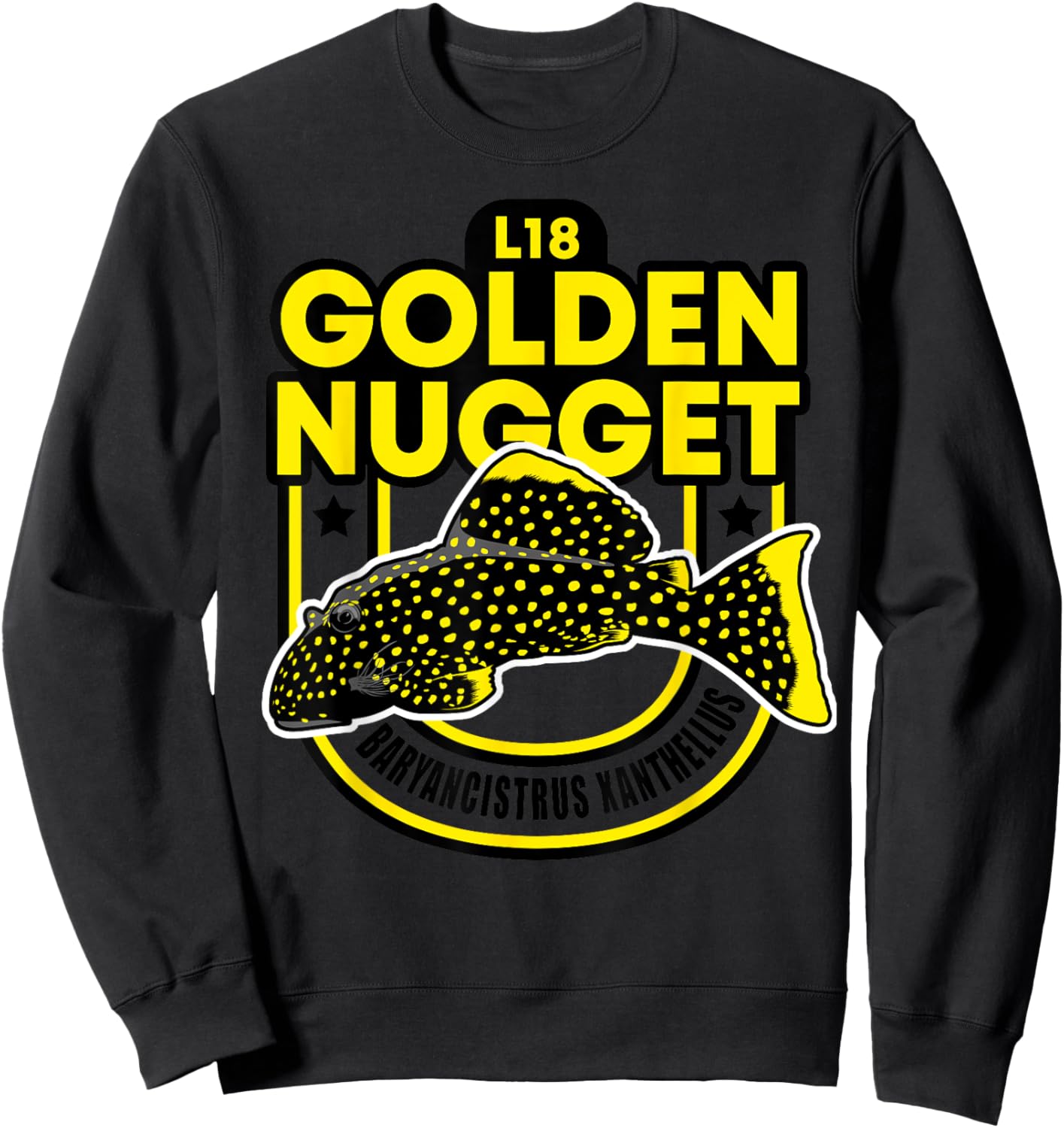 L18 Pleco Catfish Golden Nugget LDA60 L85 L177 Aquarium Sweatshirt - Sweatshirt | Black