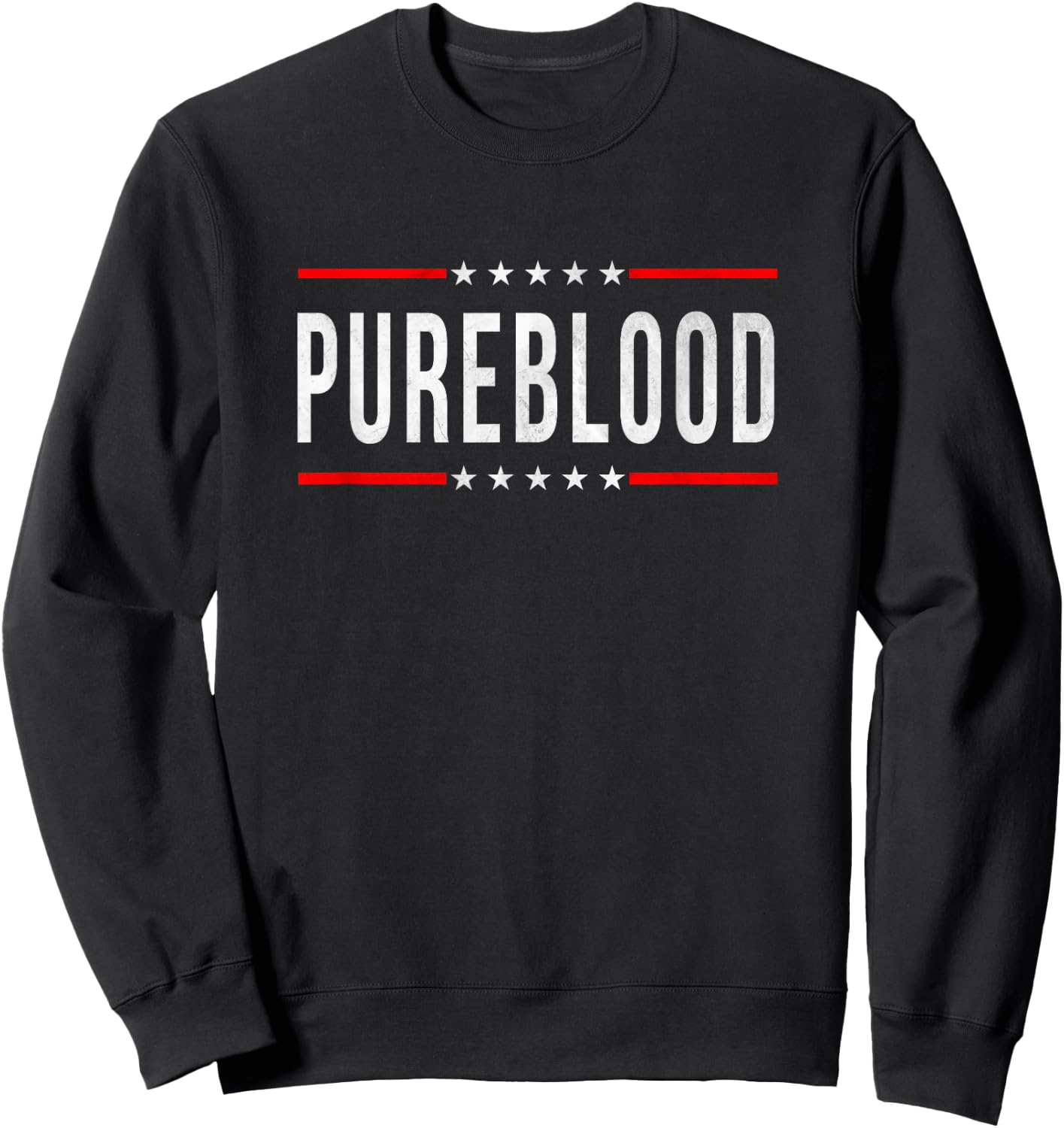 Pureblood Pure Blood #Pureblood Political Sweatshirt - Sweatshirt | Black