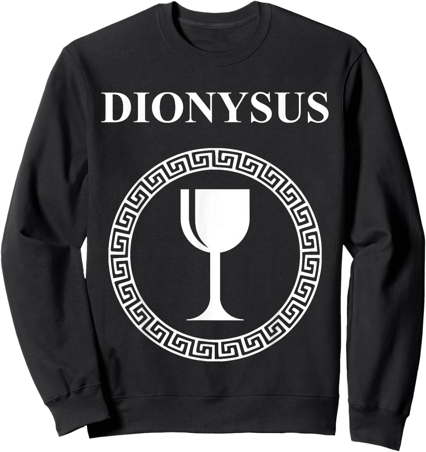 Dionysus Greek God of Festivals, Wine and Parties Sweatshirt - Sweatshirt | Black
