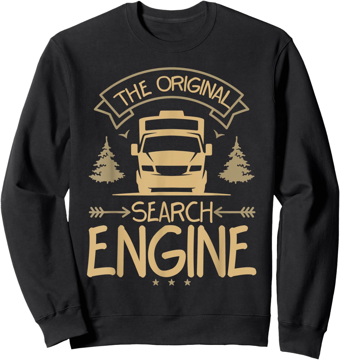 Funny Original Search Engine Vans Van Living Enthusiasts Sweatshirt - Sweatshirt | Black