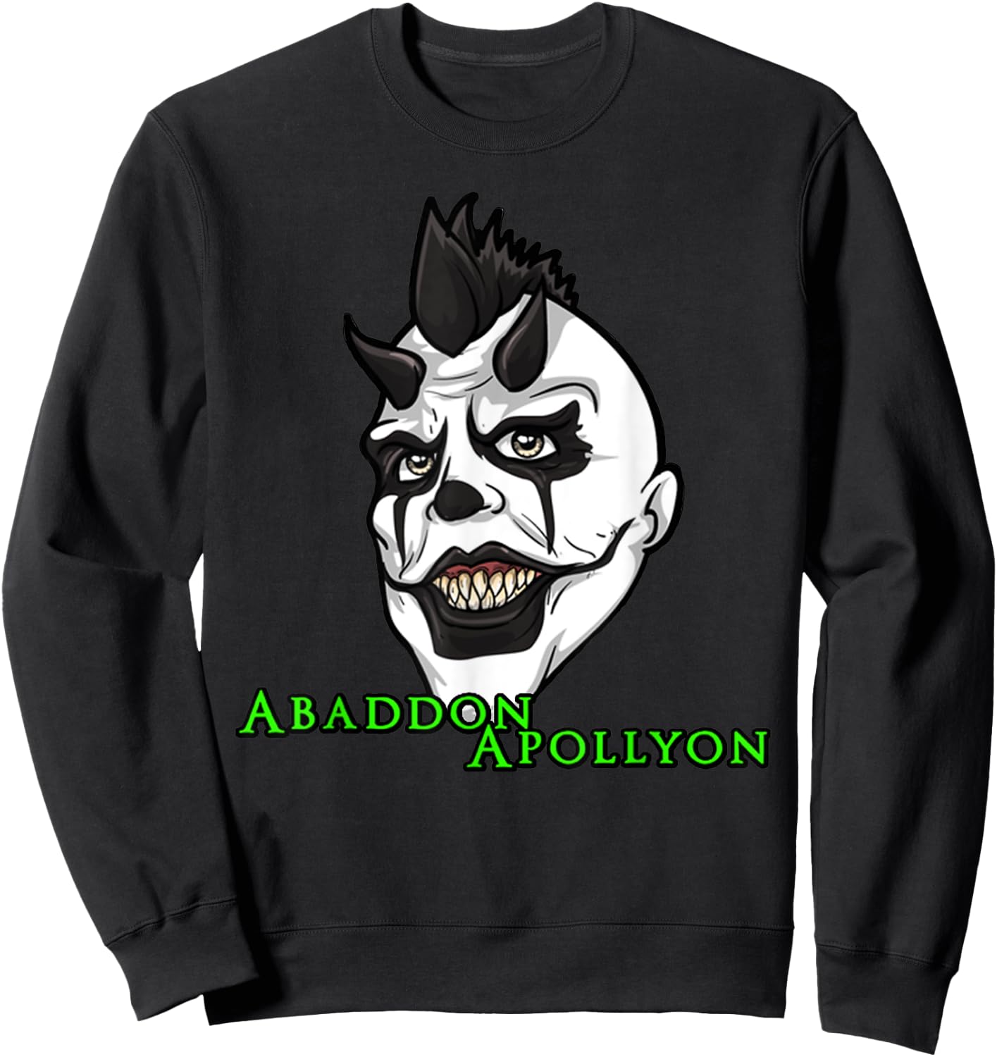 Abaddon Apollyon Face Monster_Abaddon Sweatshirt - Sweatshirt | Black