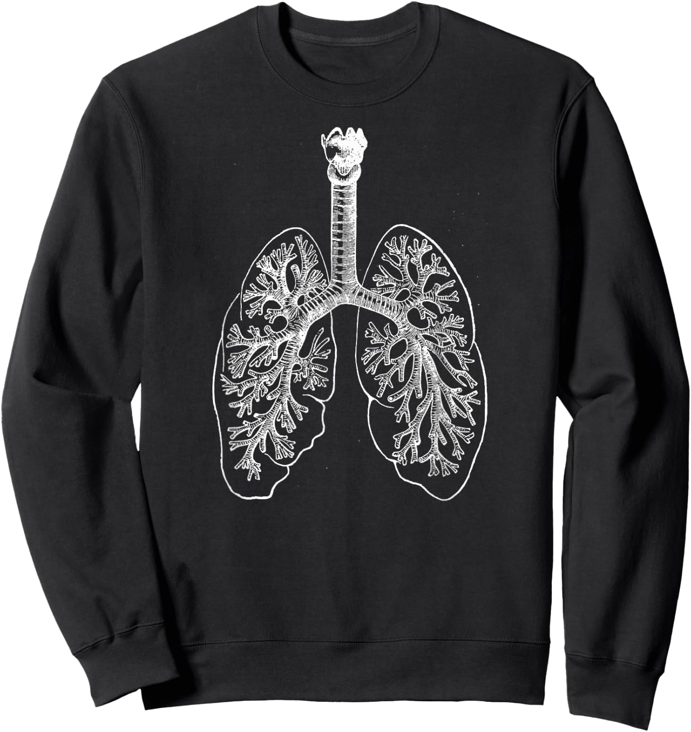 Anatomische rzte und Krankenschwestern Anatomy of the Human Lung Pulmonologist, Respiratory Lung Sweatshirt - Sweatshirt | Black