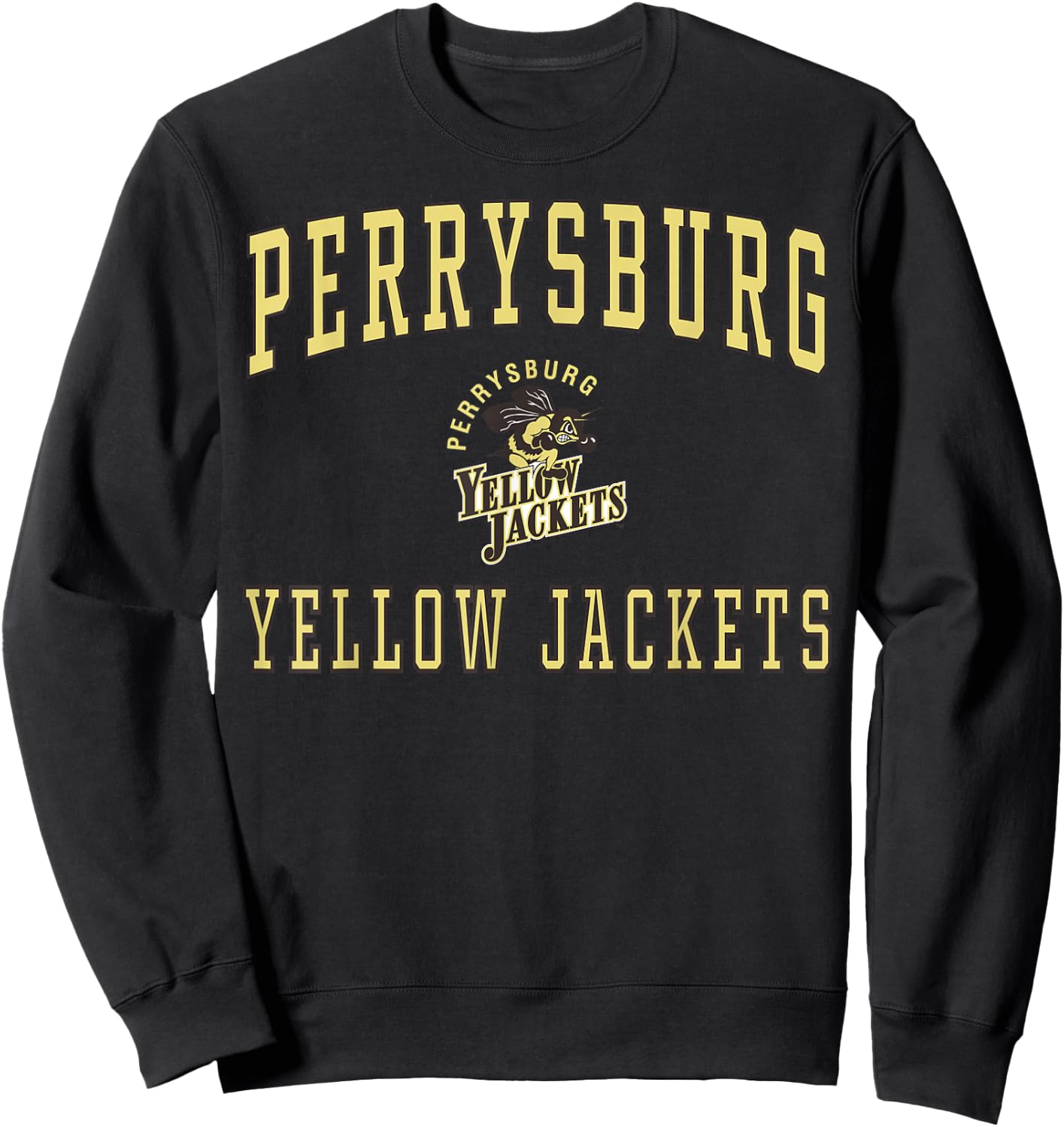Perrysburg High School Yellow Jackets C1 Sweatshirt - Sweatshirt | Black