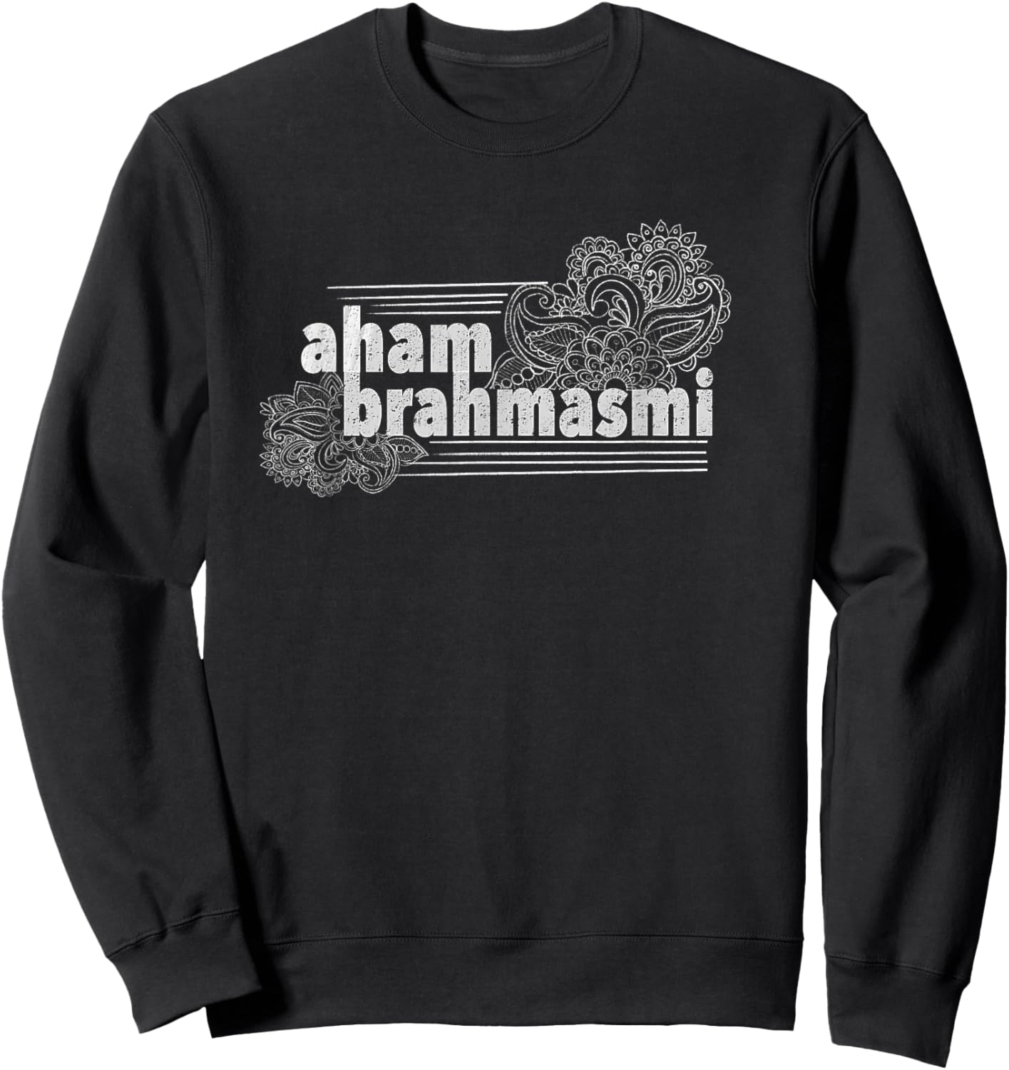 Aham Brahmasmi I Am a Spark of This Universe Sweatshirt - Sweatshirt | Black