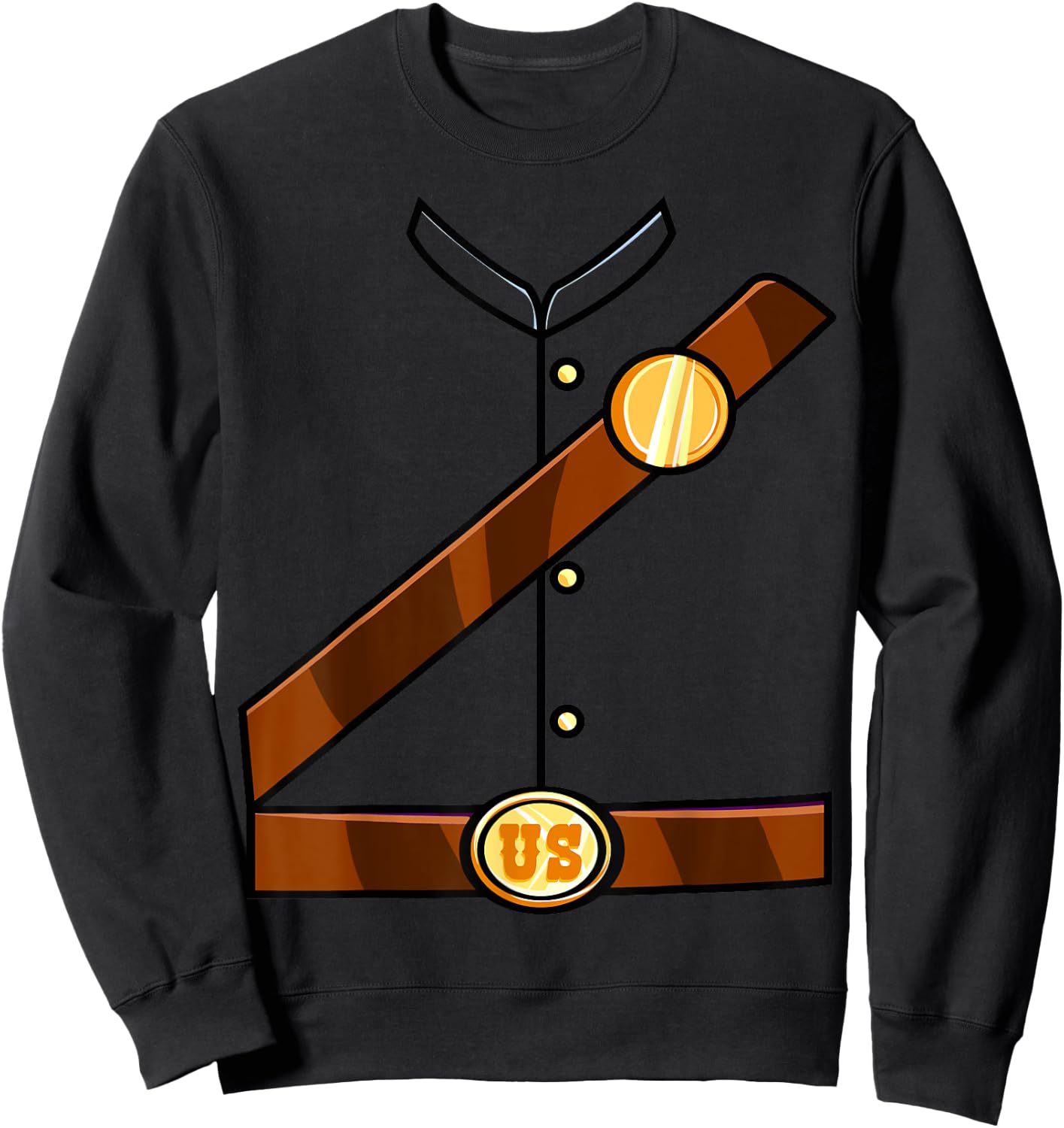 Union Soldier Costume Halloween Civil War Men Women Kids Sweatshirt - Sweatshirt | Black