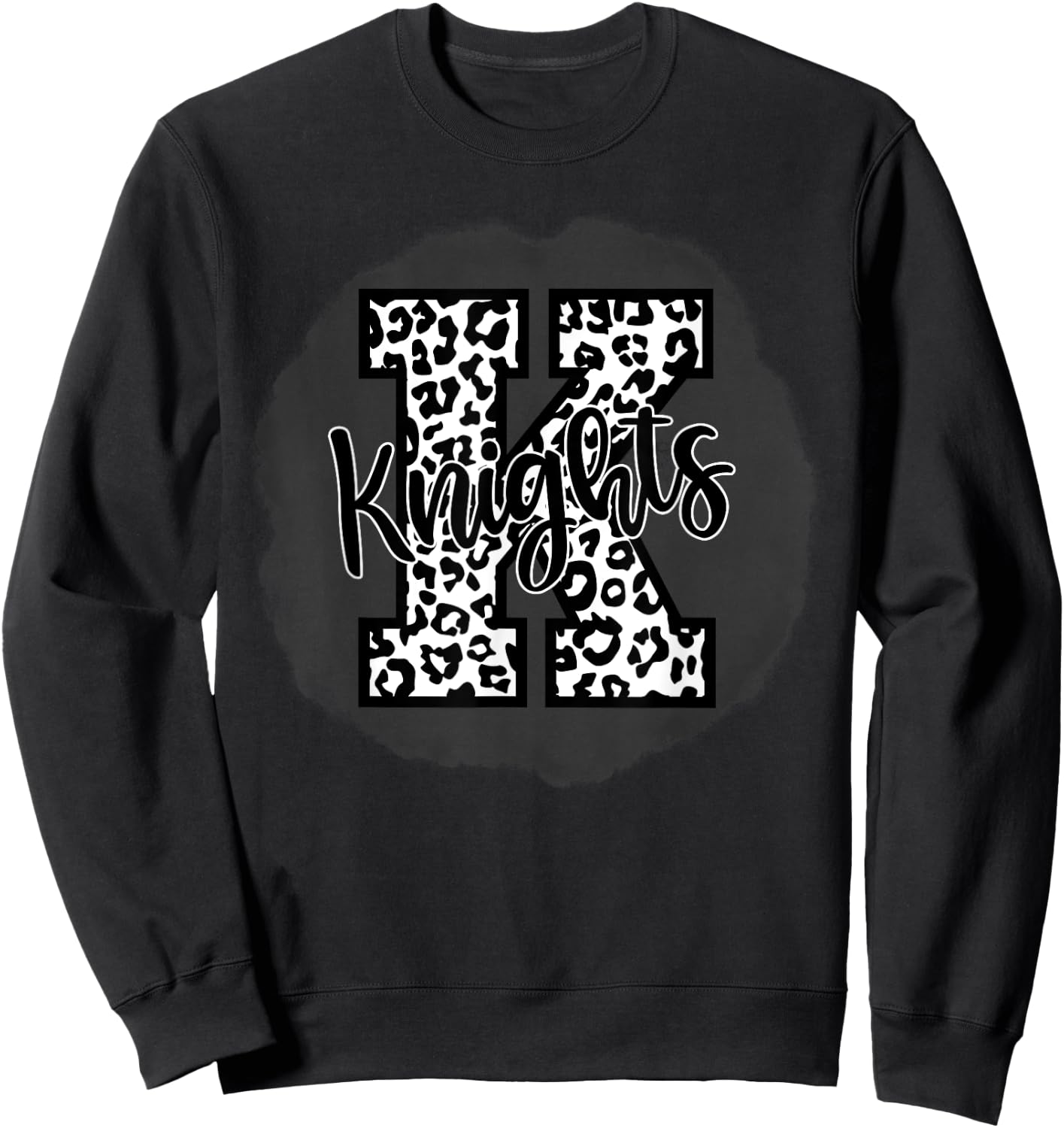 Knights School Sports Fan Team Spirit Women Kids Sweatshirt - Sweatshirt | Black
