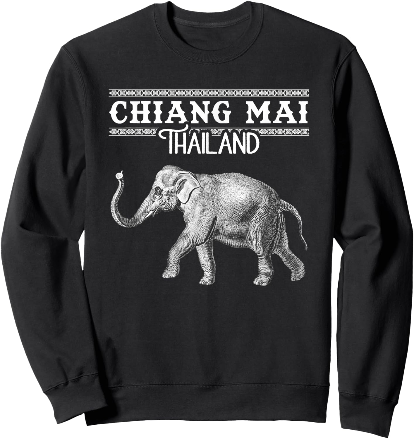 Chiang Mai Thailand Sweatshirt - Sweatshirt | Black