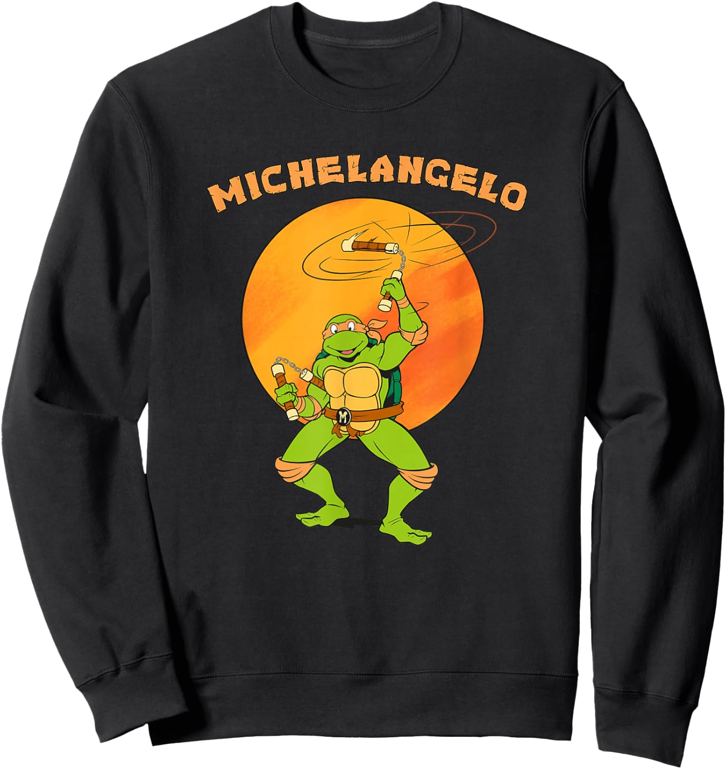 Michelangelo Standing Tall Sweatshirt - Sweatshirt | Black