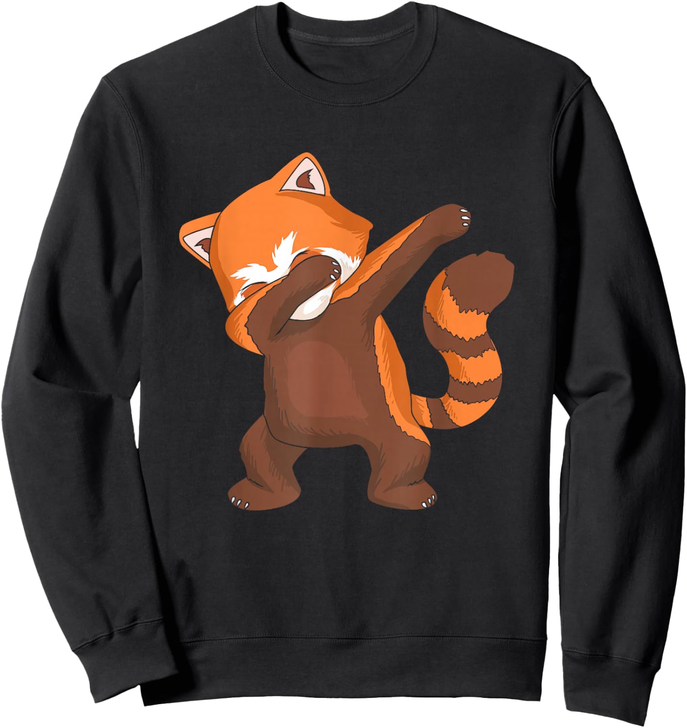 Red Panda Dabbing Dab for Live I Panda Lovers Sweatshirt - Sweatshirt | Black