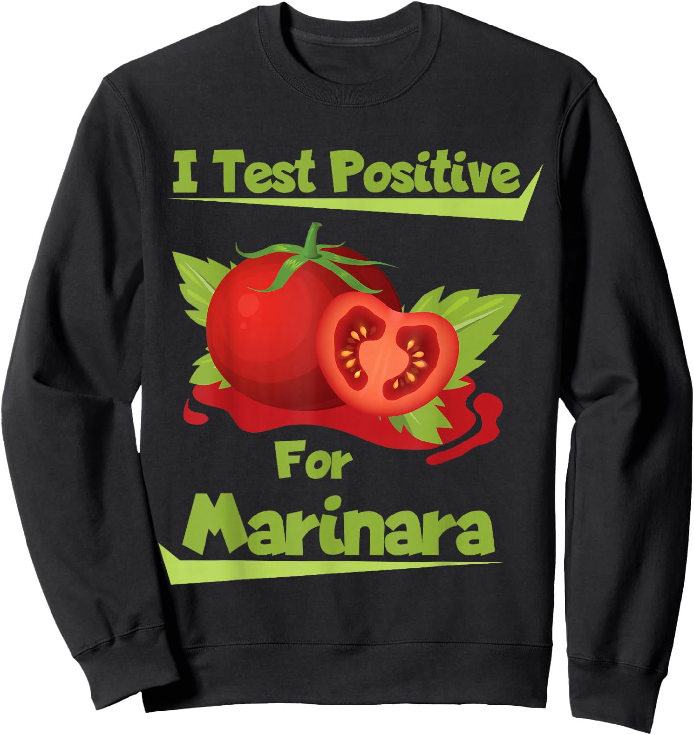 Marinara Italian Tomato Sauce Italy Chef Cook Sweatshirt - Sweatshirt | Black
